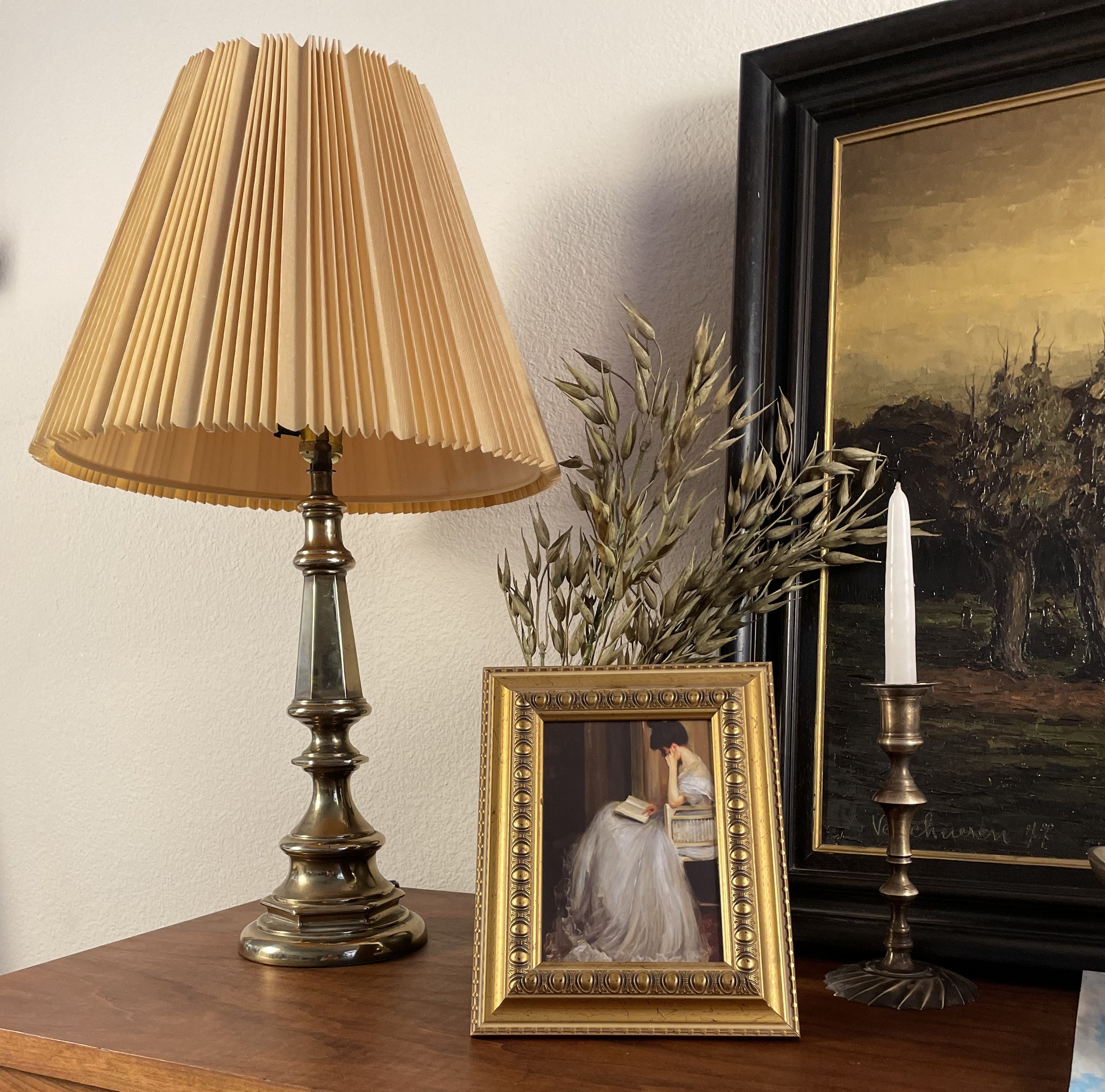 Vintage Brass Candle Holders