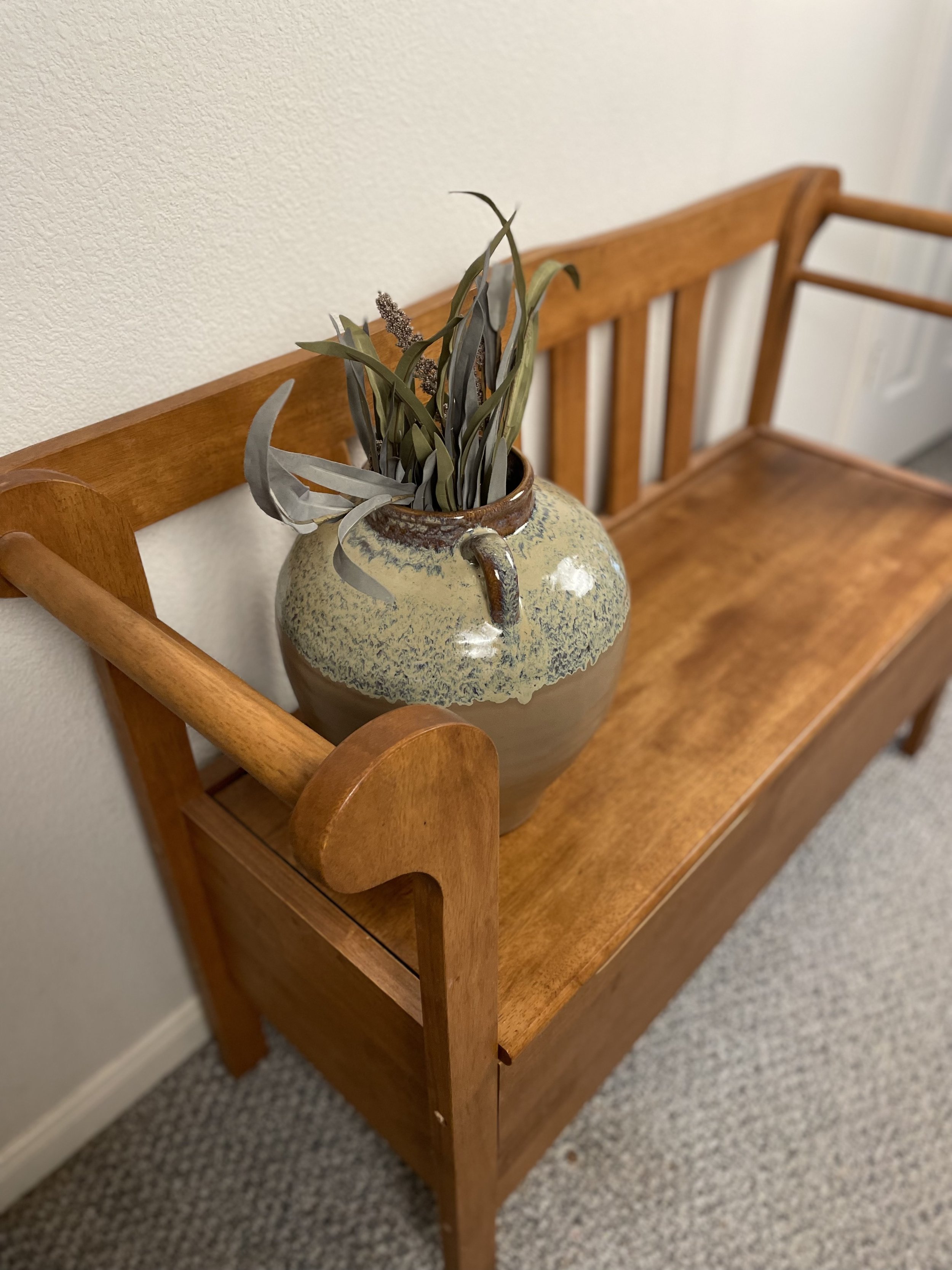 Classic Wooden Storage Bench