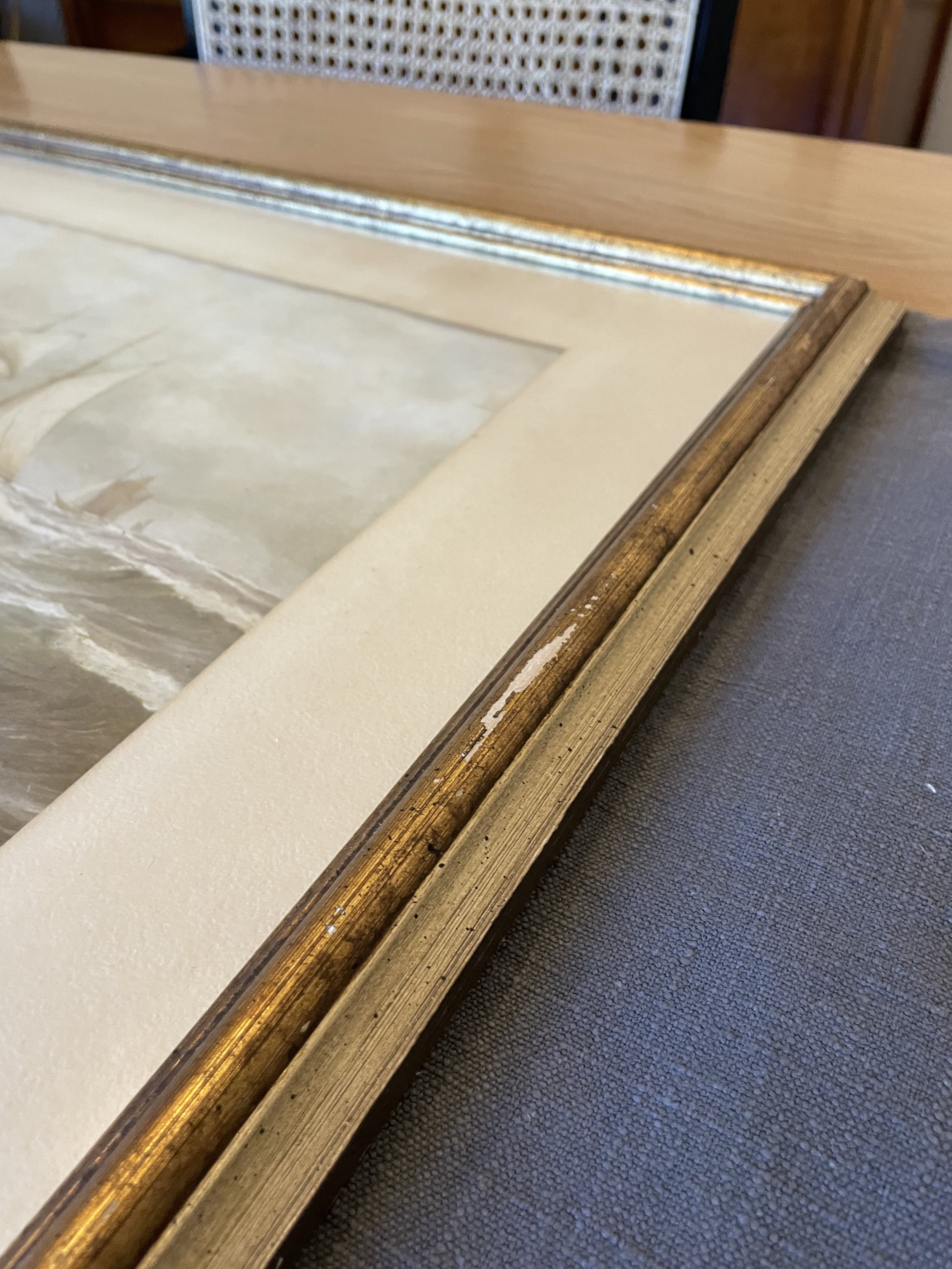Neutral Tones Boat Art