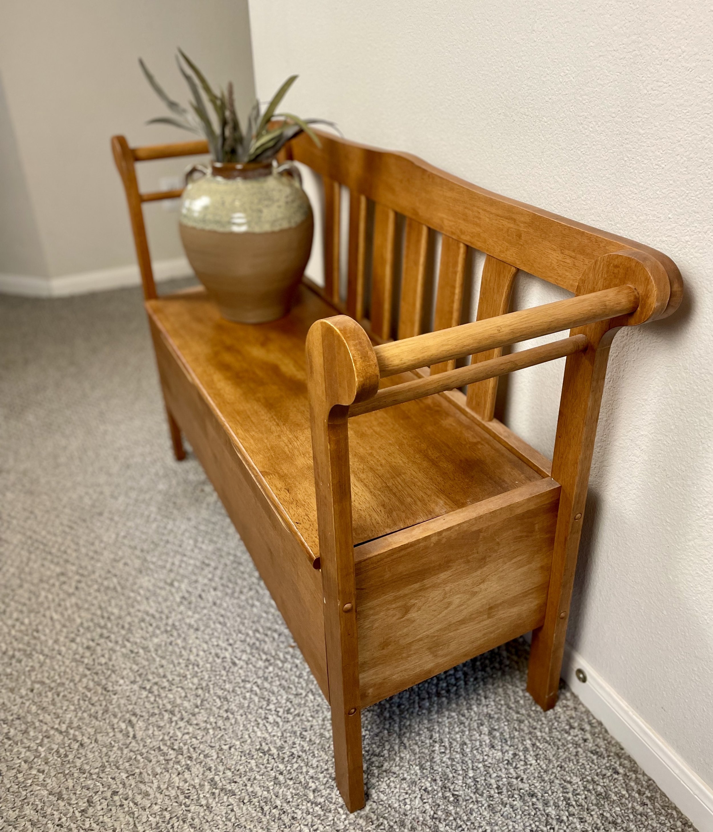 Classic Wooden Storage Bench