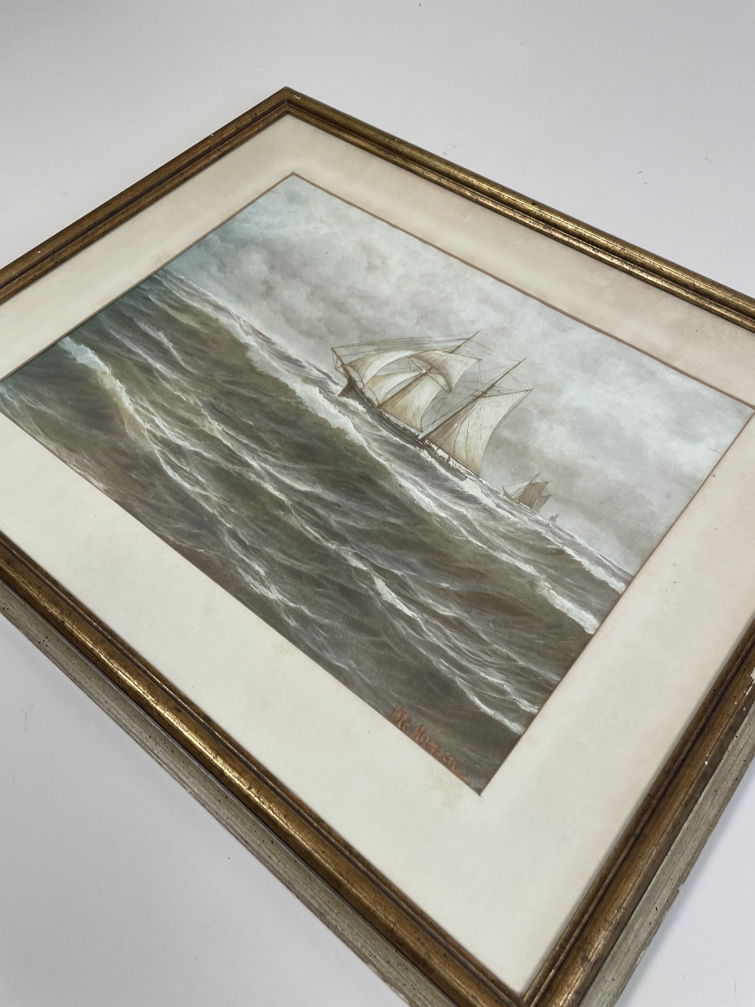 Neutral Tones Boat Art