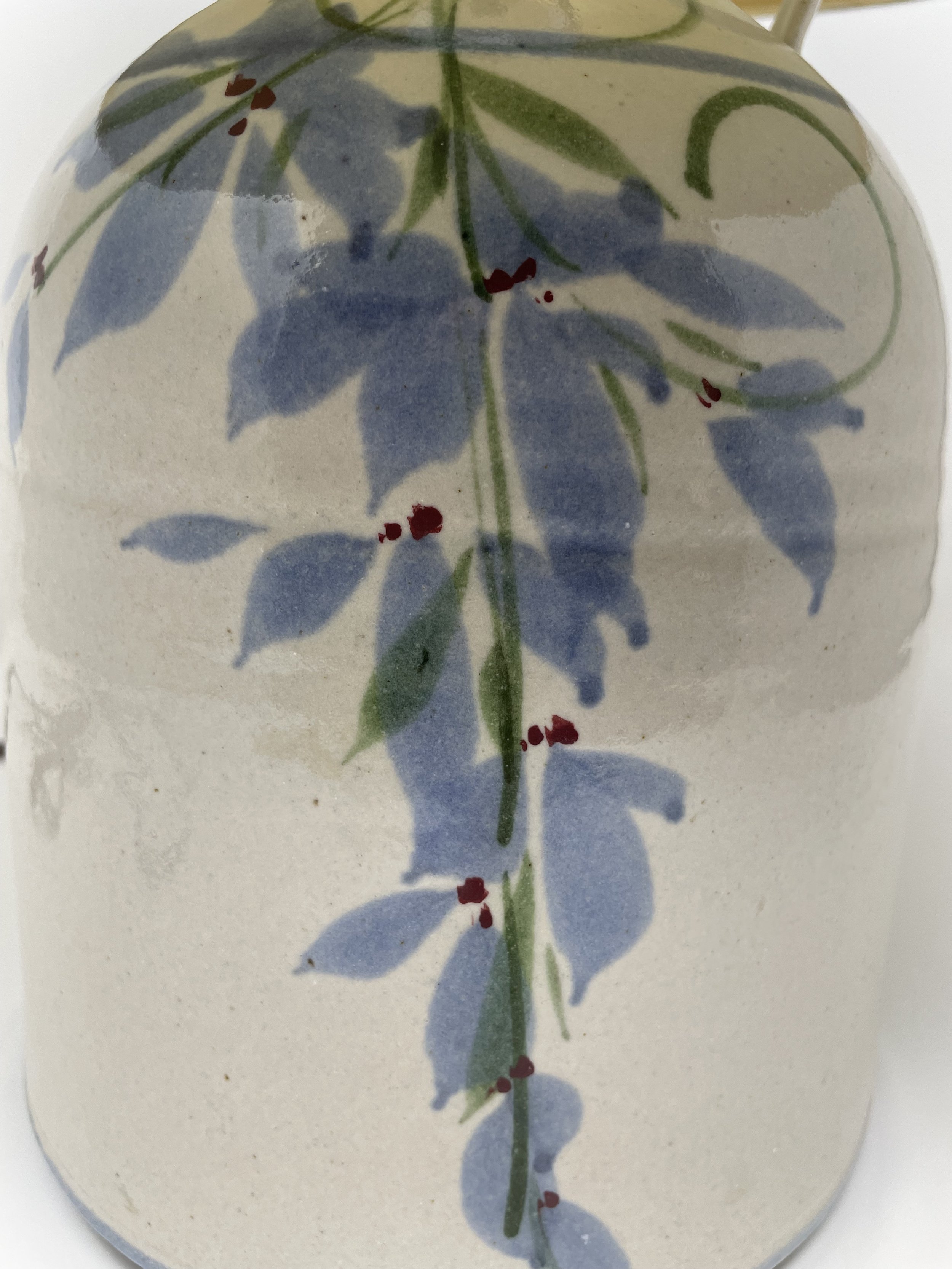Blue Floral Jug Lamp