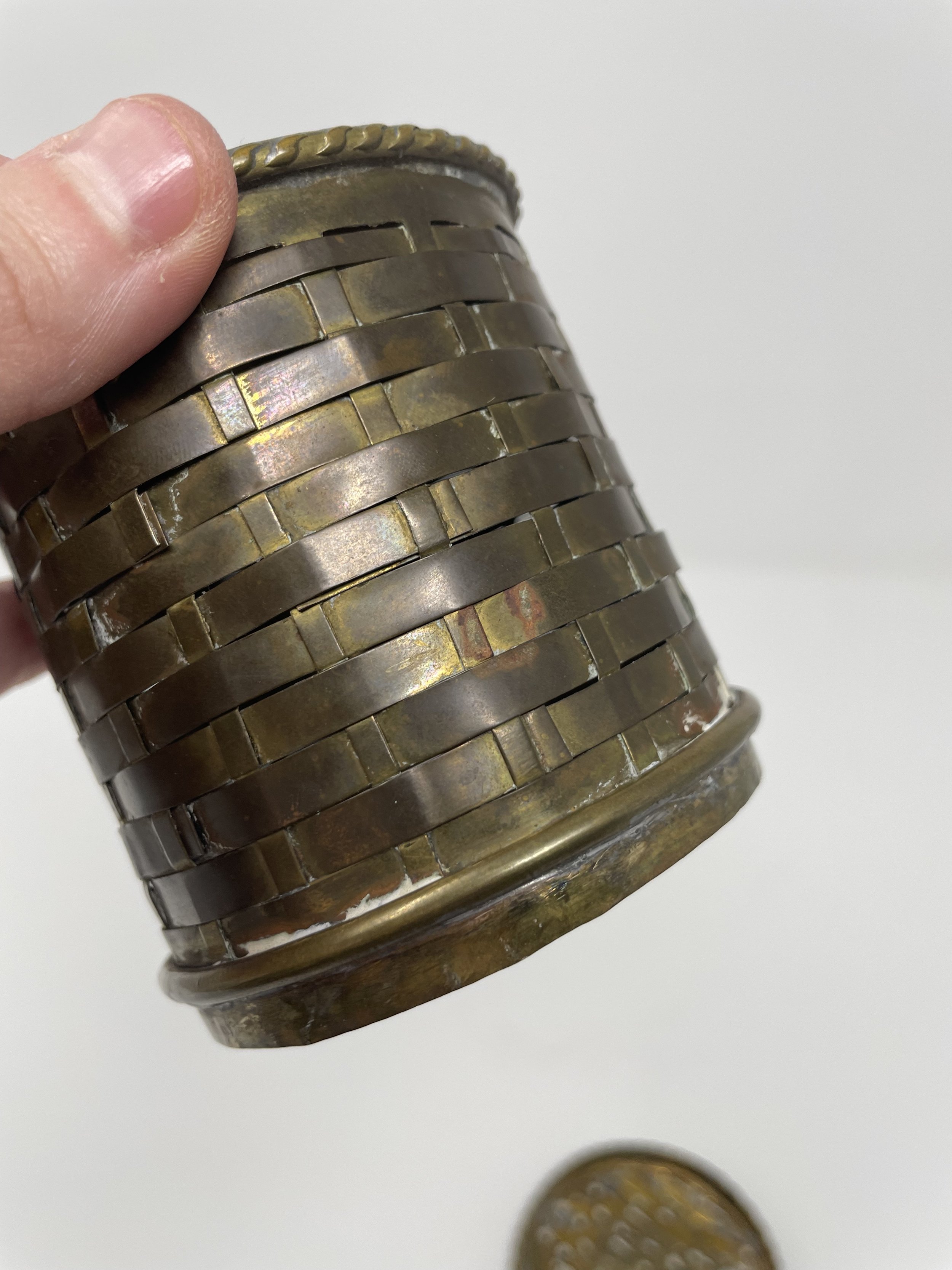 Vintage Brass Keepsake Box
