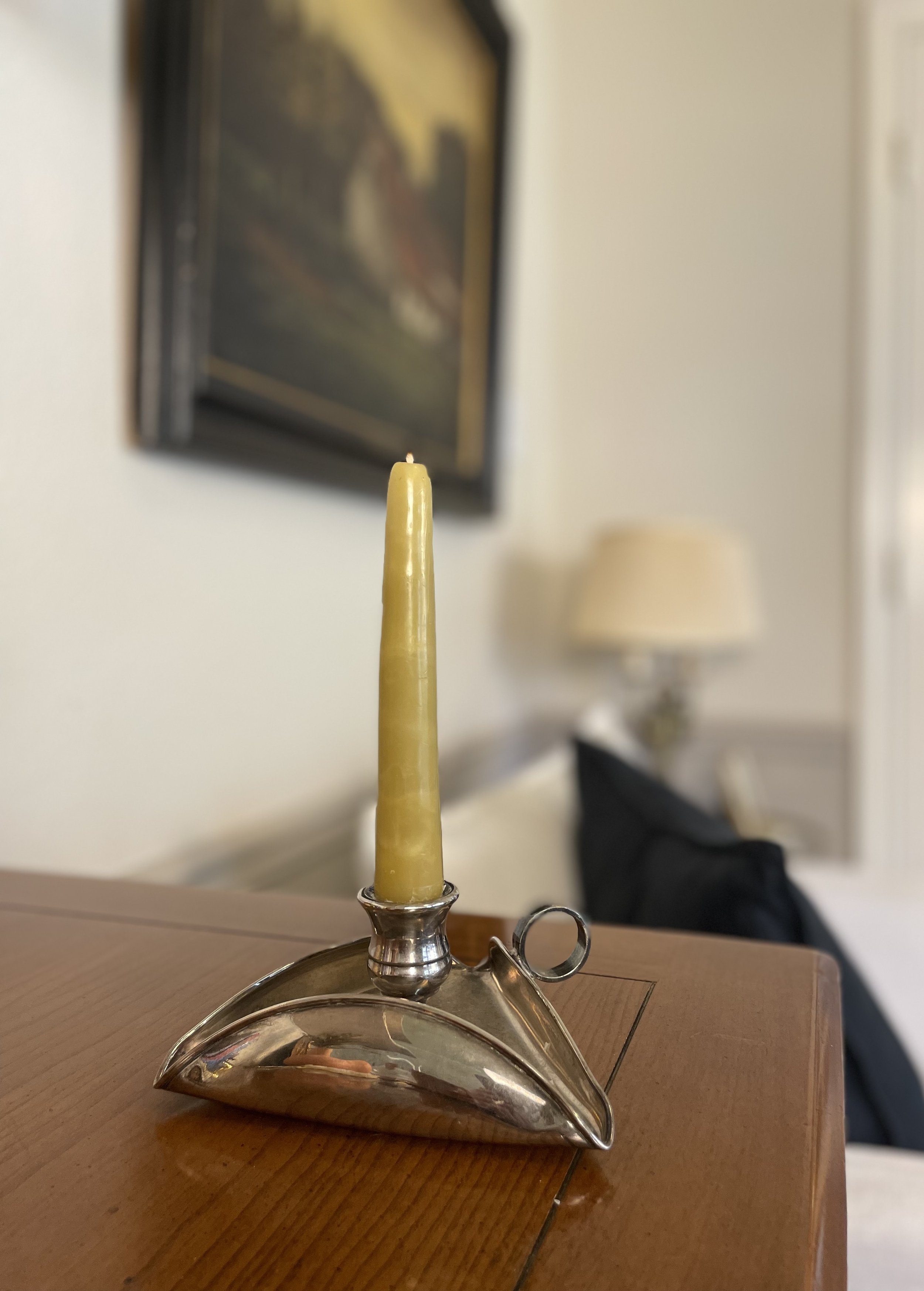 Silver Finger Loop Candlestick