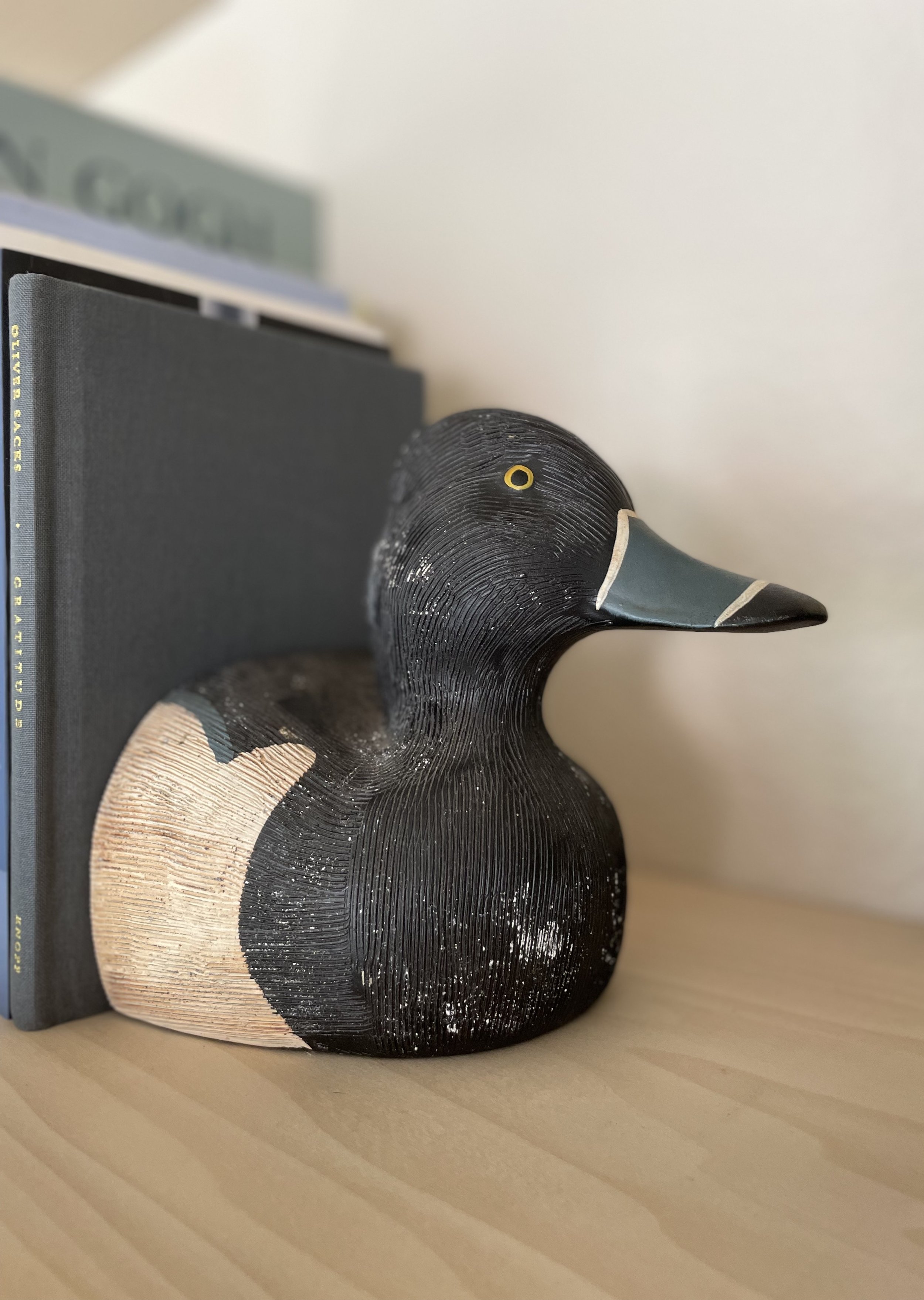 Wooden Duck Bookends