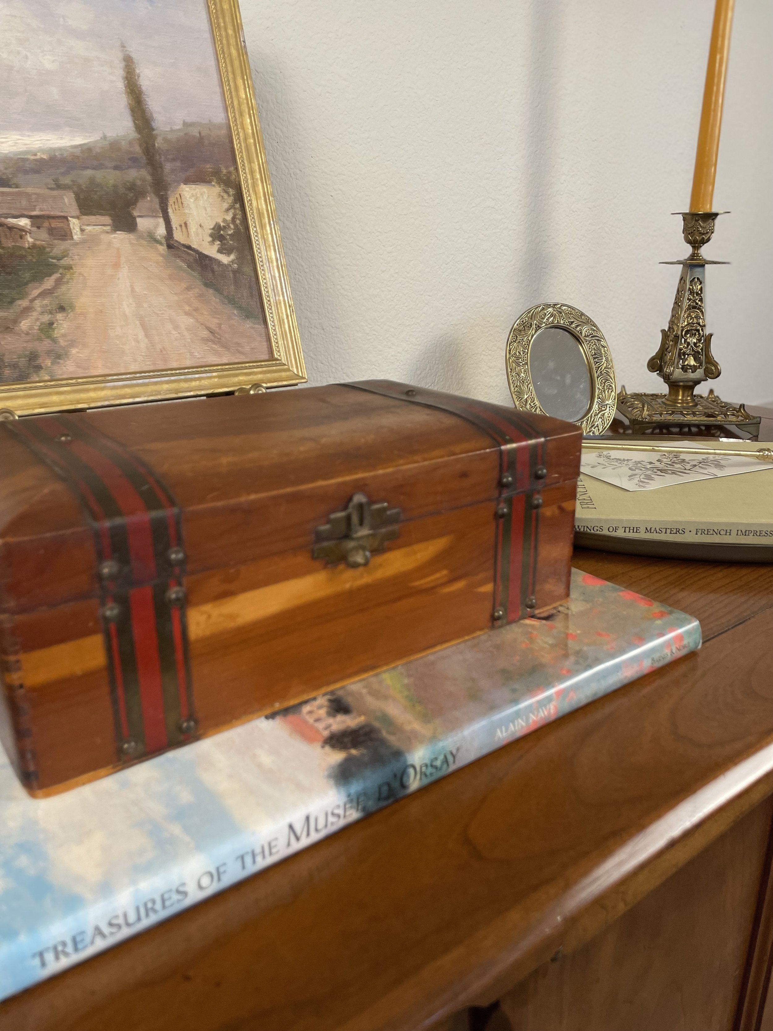 Cedar Jewelry Box with Mirror