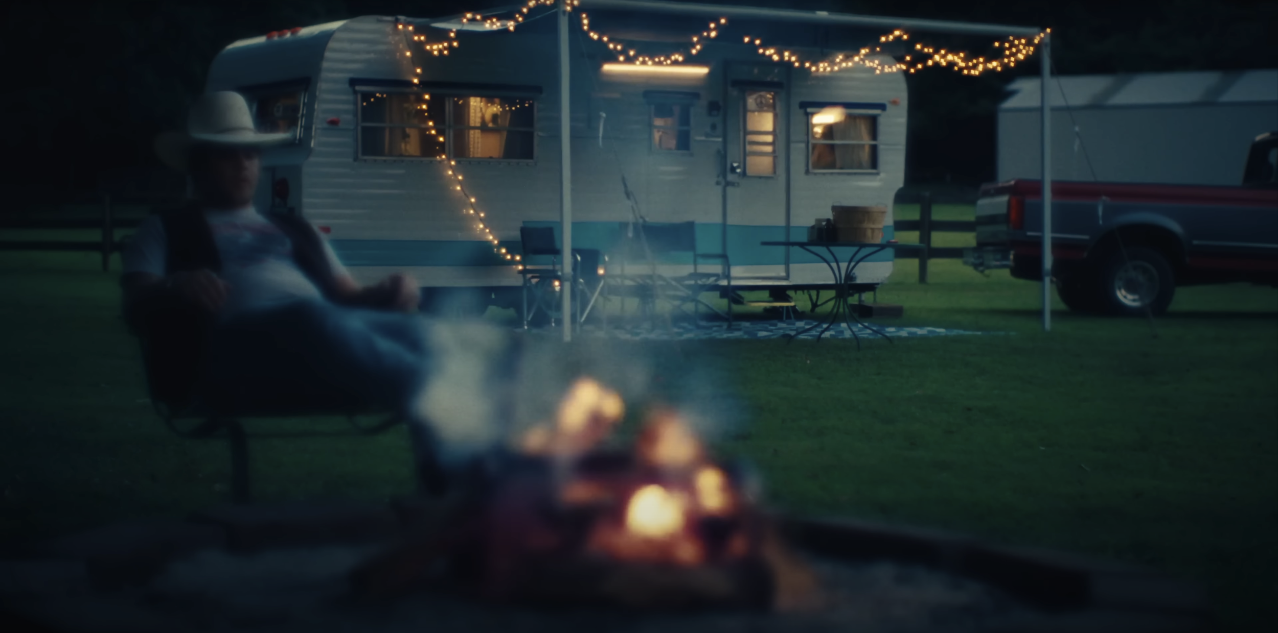 Still from a music video Luke co-directed and edited for Colin Stough, Outside Lookin' In