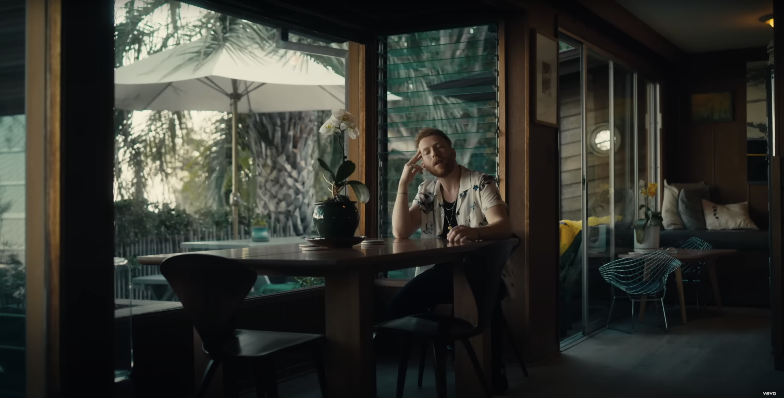 Still from music video Luke co-edited and co-directed, Like That by JP Saxe.