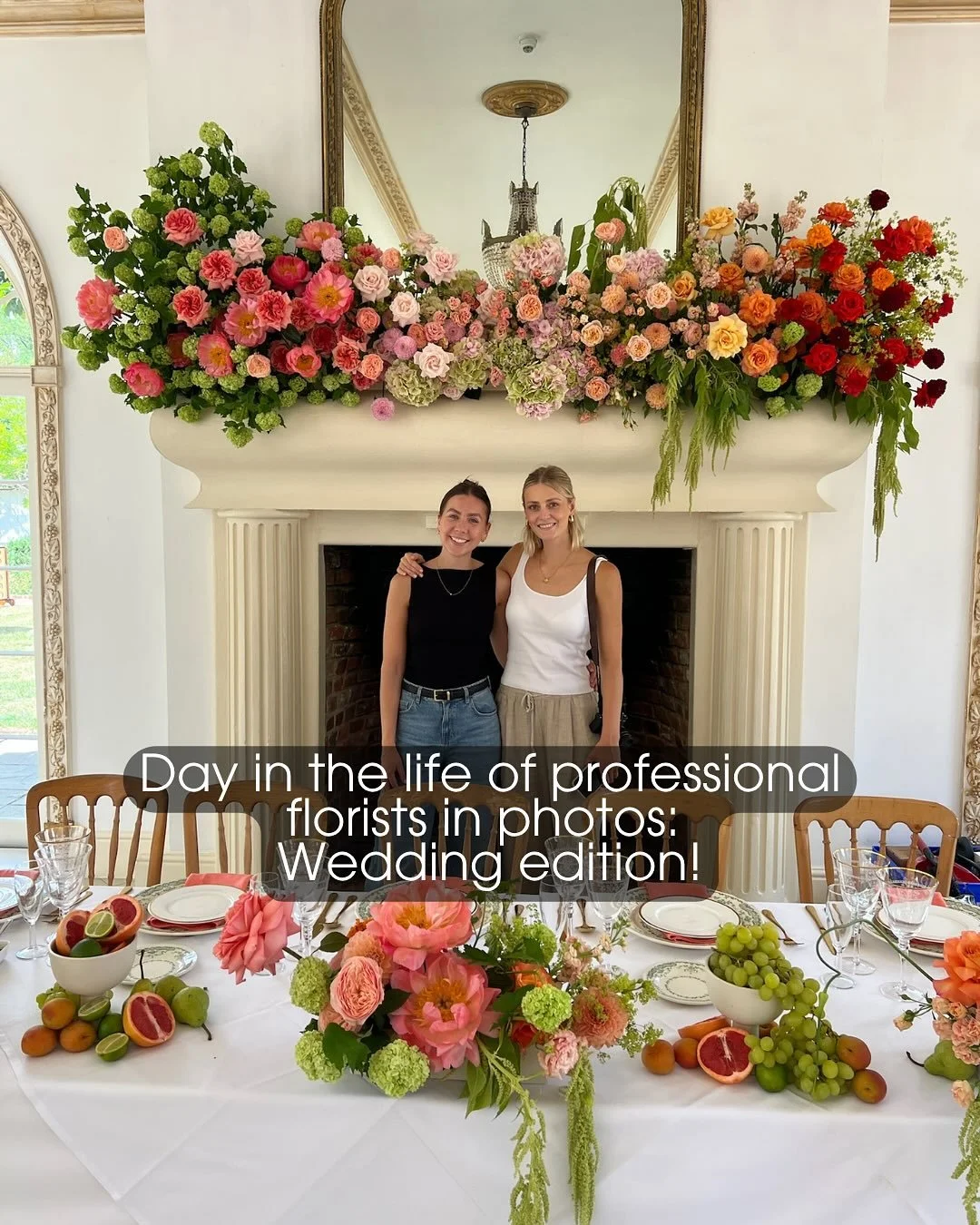 Our time stamp day in the life @northbrookparkweddings for K&amp;R 🌸🍋&zwj;🟩

5am starts never get any easier 🤣 

Let us know if you like this style of post, we thought we would mix it up 😜 
.
.
.
.
.
#weddingflorist #wedding #weddingflowers #bri