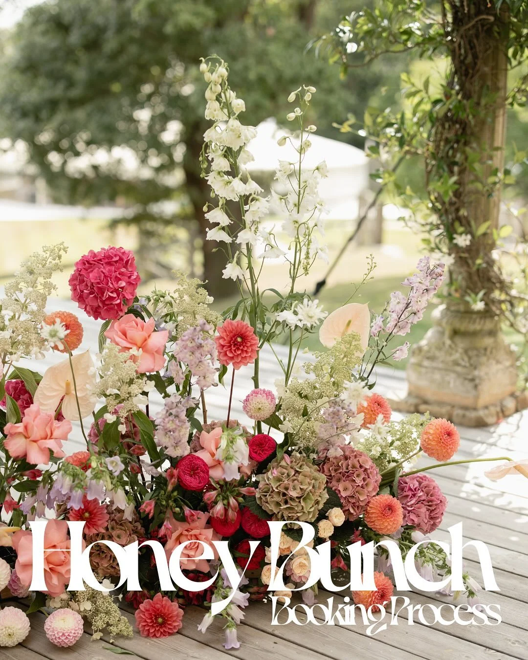 Looking to book Honey Bunch as your wedding florist? 💞 We have listed below the steps on how we work, we can&rsquo;t wait to hear from you!

✨ We have limited availability left for 2026 ✨ 

🌸 Enquiry Form Start by completing the enquiry form on our