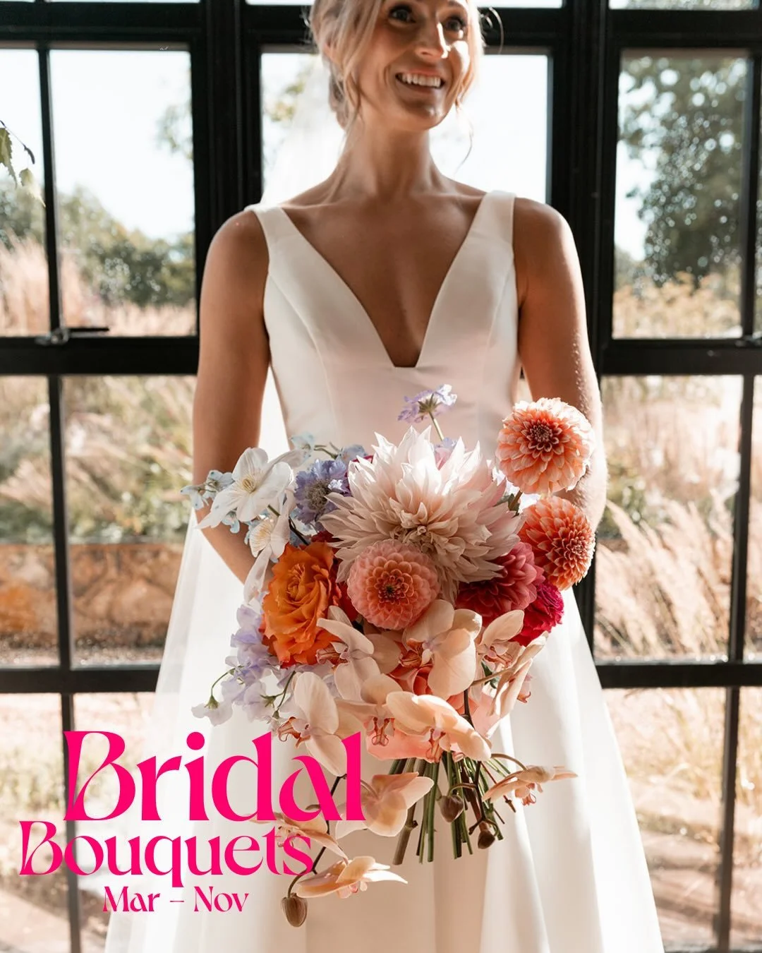 March to November bridal bouquet season in motion 🌸🍁

From fresh spring stems to richer autumn textures, we let the seasons lead. Some months are playful and multi-coloured. Others feel soft, tonal and layered. 

Each bouquet a reflection of the mo