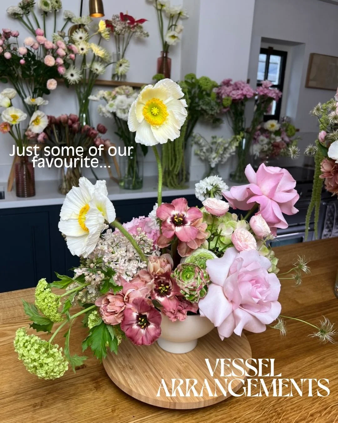 Our favourite vessel arrangements ✨
There&rsquo;s something special about creating tablescapes filled with fluffy, vibrant, textured flowers that really tell the story of your wedding day.

Whether they&rsquo;re perfectly centred on round tables, lay