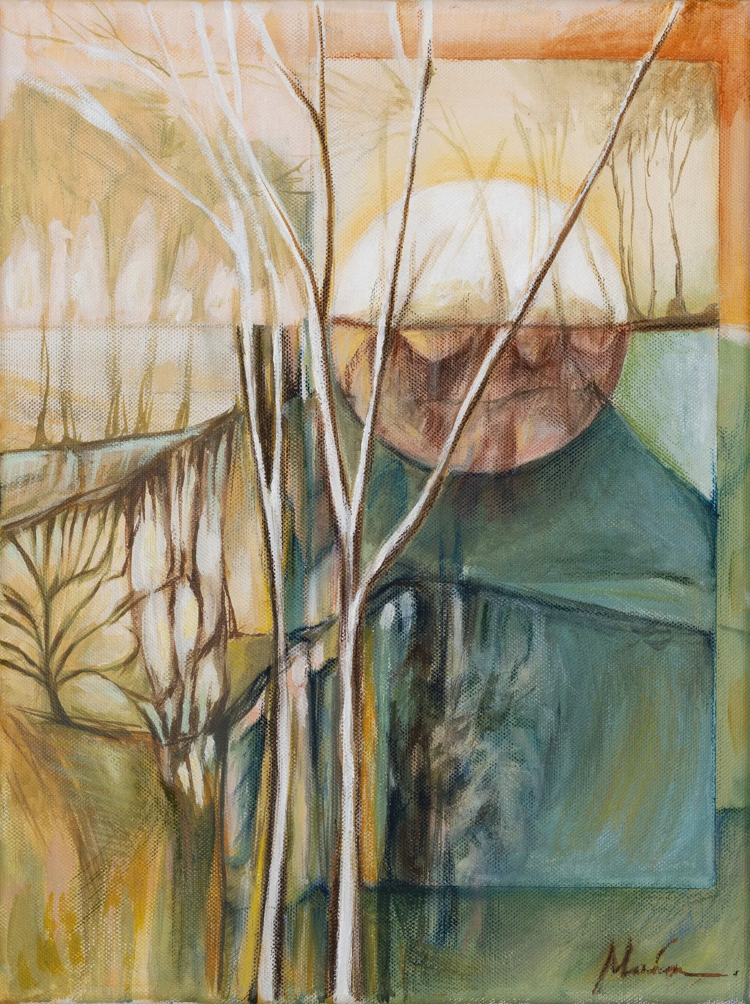 "Idyllic Sunset" (2023)

Acrylic and pastels on canvas, 40 x 30 cm