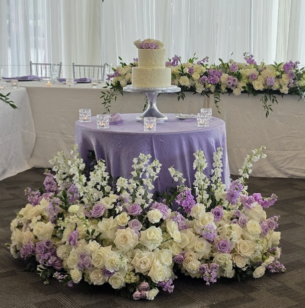 Head Table Floor Arrangement
