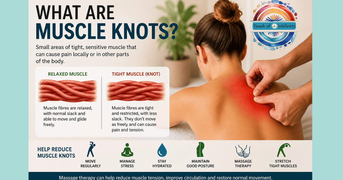 What Are Muscle Knots?       Causes, Symptoms &amp; Relief
