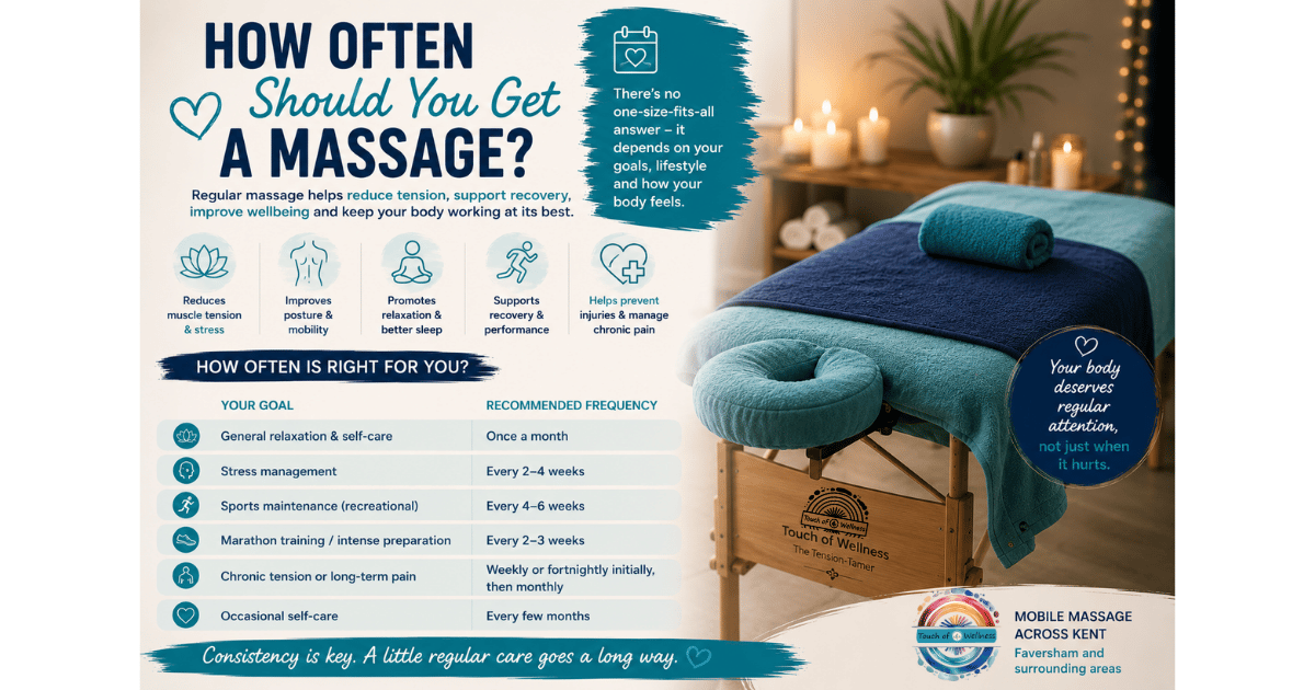 How Often Should You Get a Massage? A Guide for Relaxation, Sports and Chronic Tension