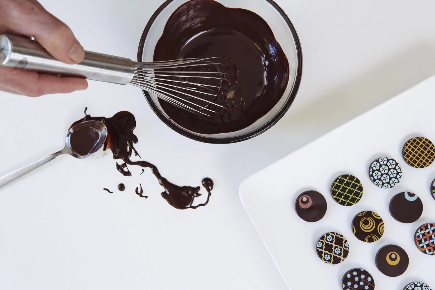 Troffle chocolate making