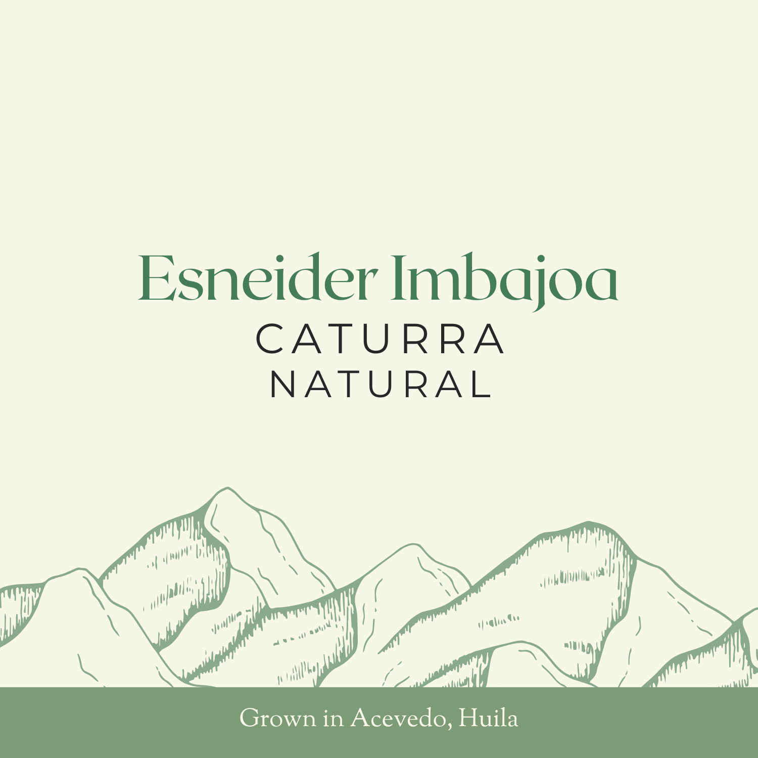 Esneider Imbajoa | Caturra, Natural | 24KG Box