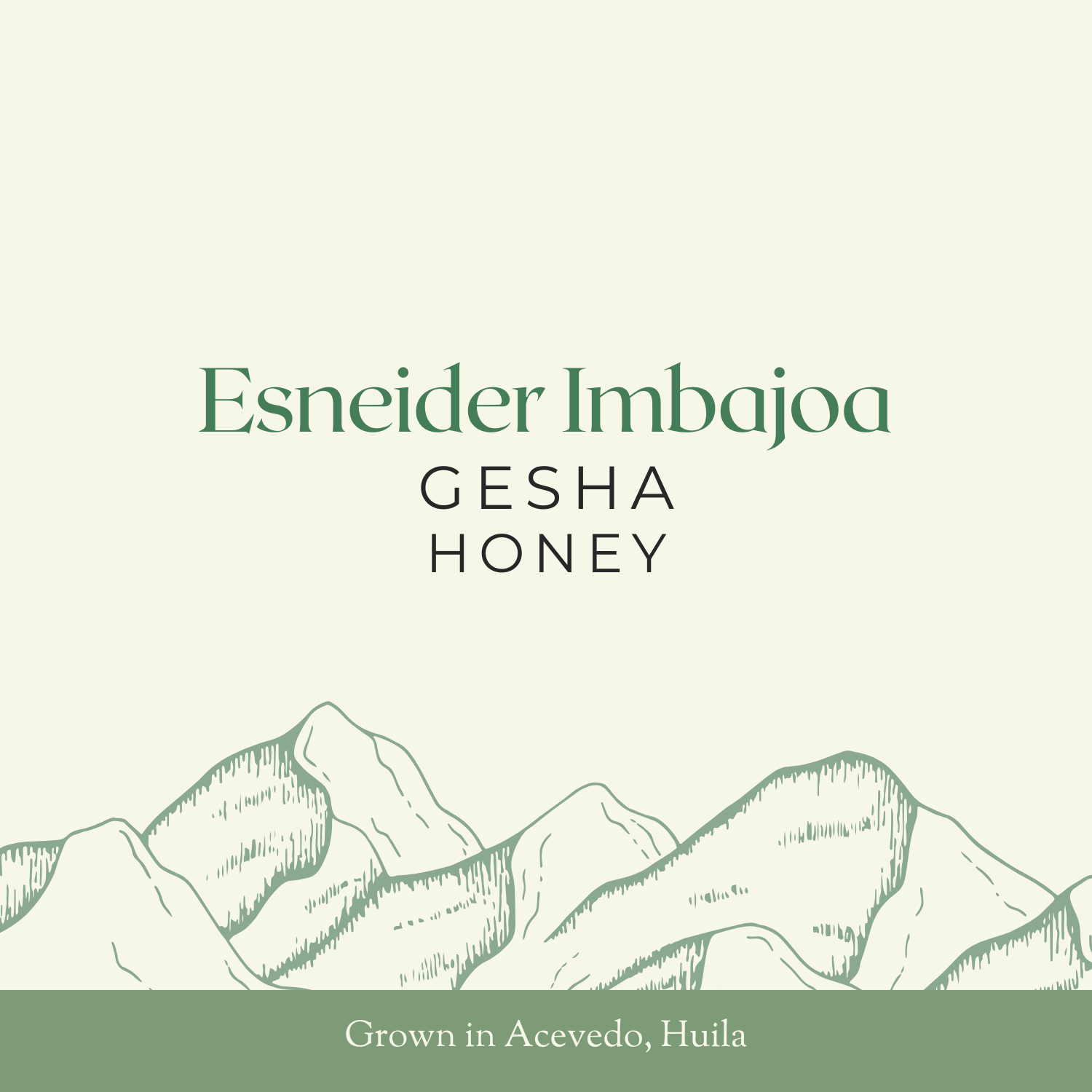 Esneider Imbajoa | Gesha, Honey | 24KG Box