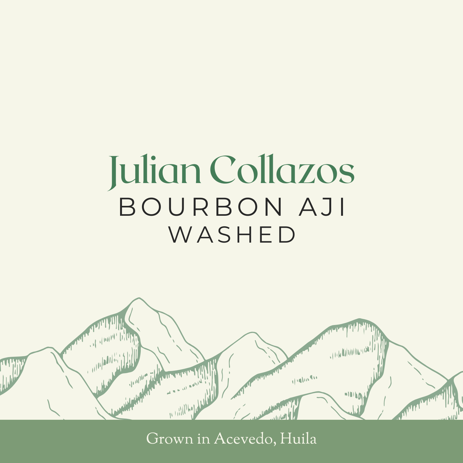 Julian Collazos | Bourbon Aji, Washed | 24KG Box