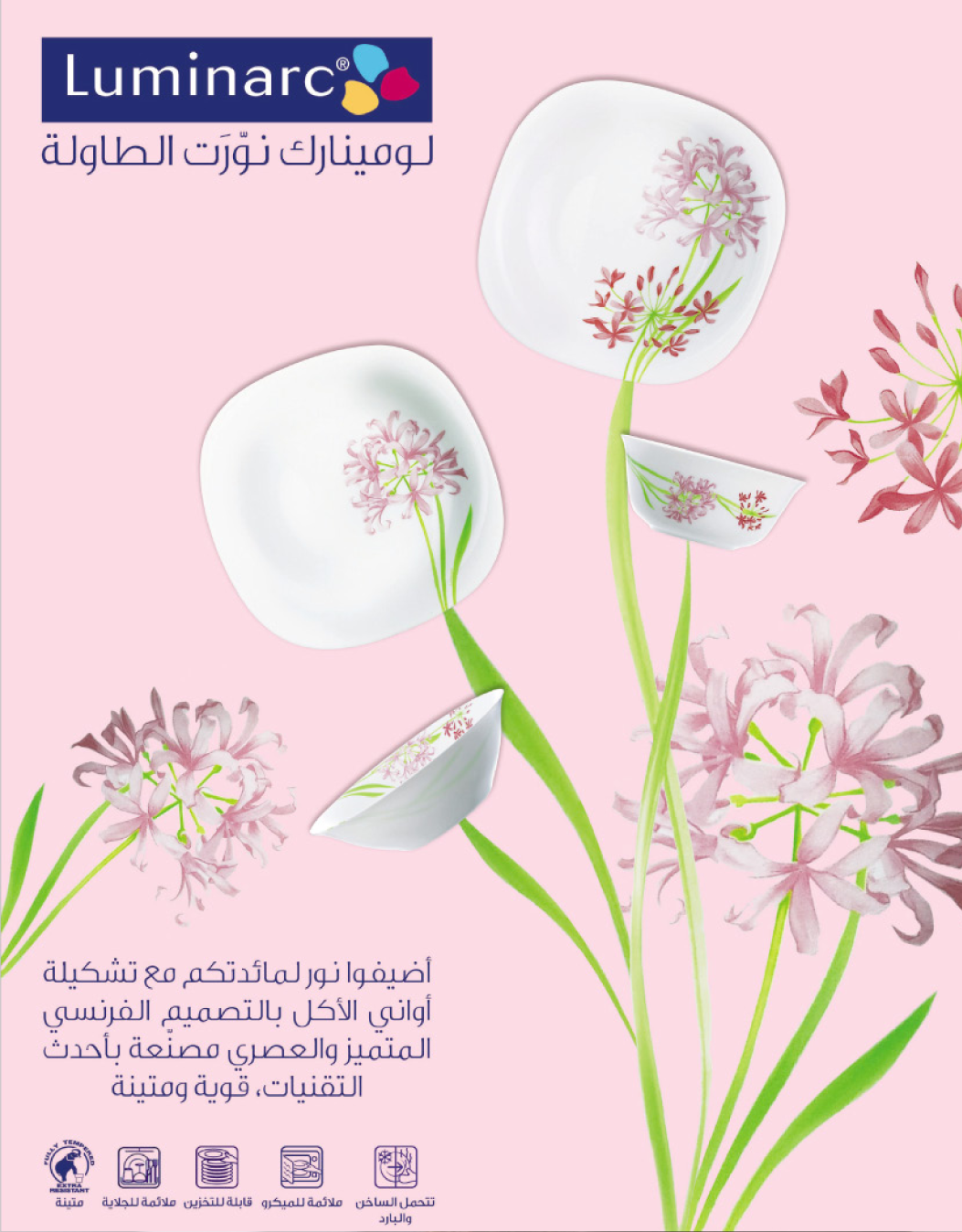 excellent luminarc plates valentines day print advertisment  aroub.png