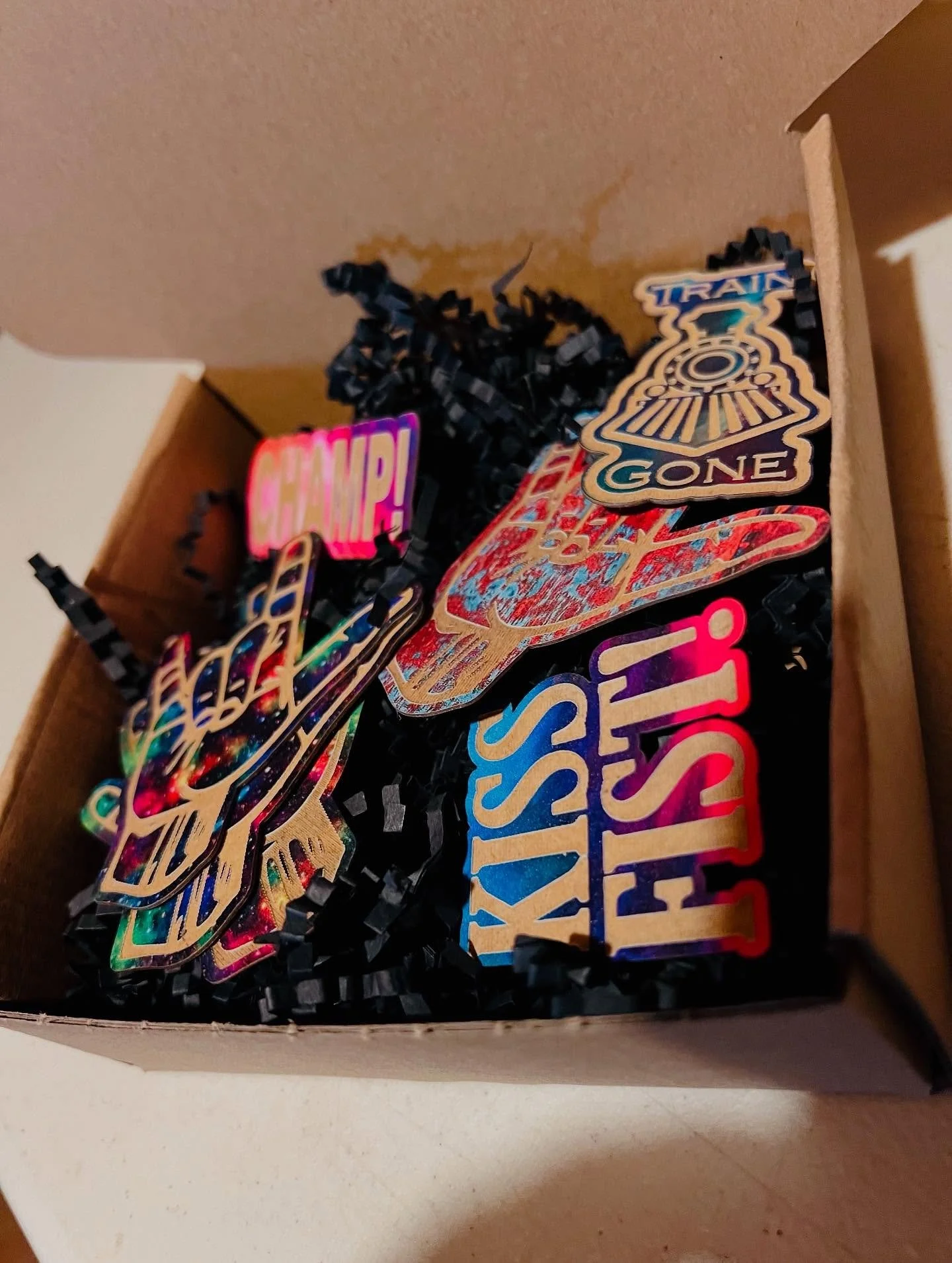 Warning: This box may cause spontaneous signing, loud hands, and serious attitude. 🤟🏽✨
KISSFIST it. CHAMP it. TRAIN GONE if you&rsquo;re too late.
All the ASL slang your wall, water bottle, or laptop didn&rsquo;t know it needed. 🎉🔥

Which one&rsq