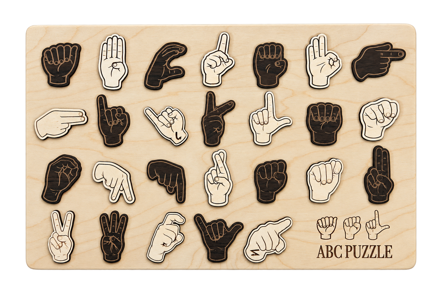 ASL ABC PUZZLE (NEW!!!)