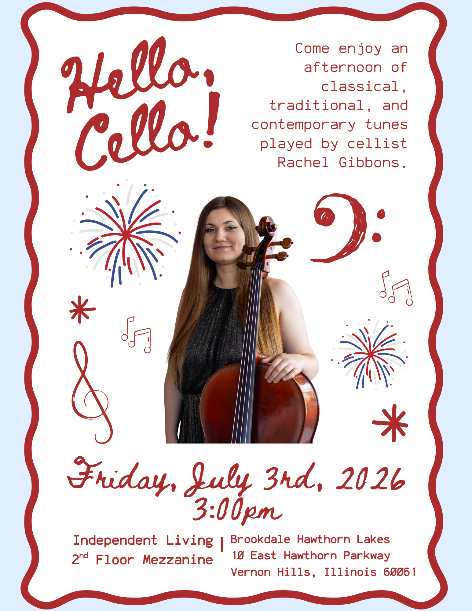Hello, Cello! - An Afternoon of Cello in Vernon Hills