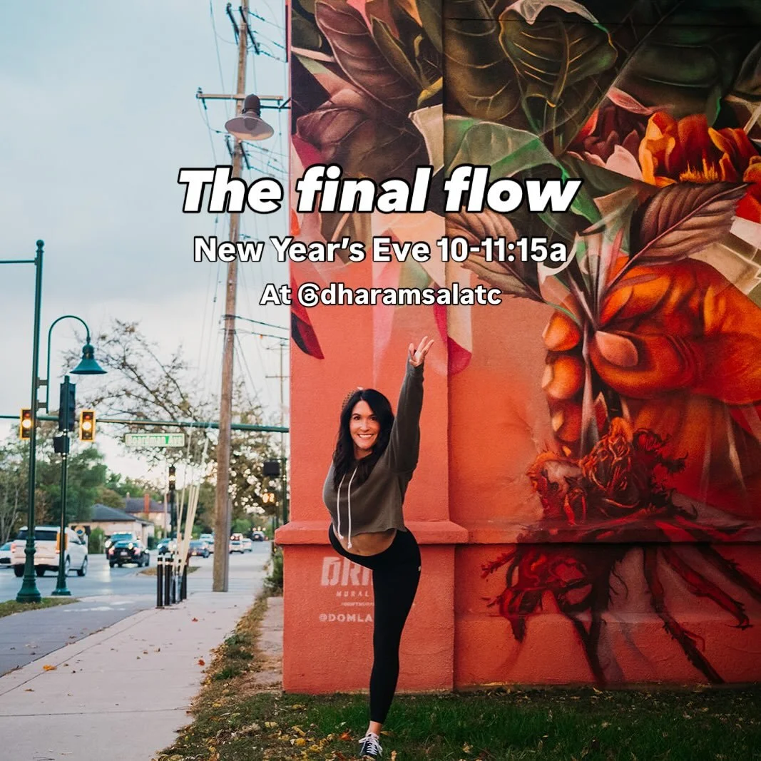 Join me for one final flow of 2025, a space where you can leave behind what you don&rsquo;t want to take with ya, a space where you can connect with other cool souls, a space where you can simply move and breathe, a space where you can reflect and vi