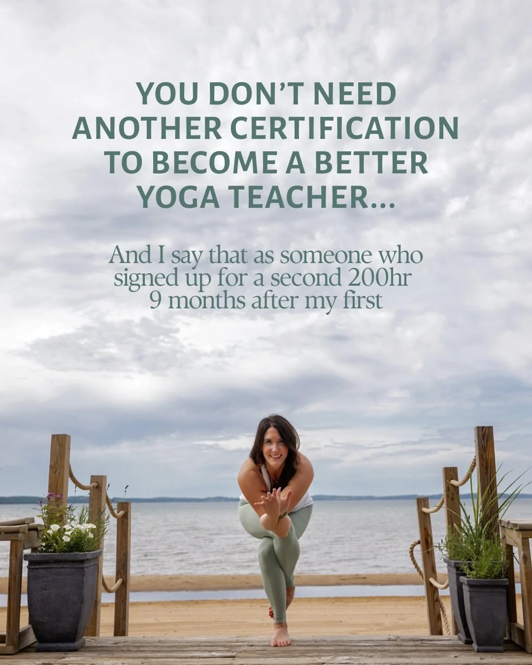 I often see recent 200hr graduates rush right into a 300hr training. And shoot, I did that too! Before 300hr programs were a big thing, I took a second 200hr just so I could travel to Thailand for four weeks and keep learning. 

To be clear, there is