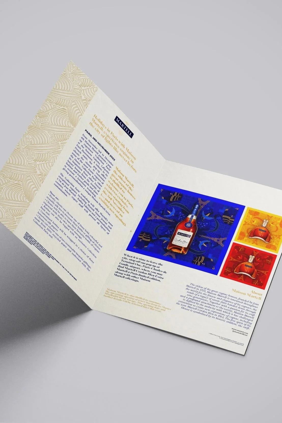 Martell : Dossier de presse multilingue