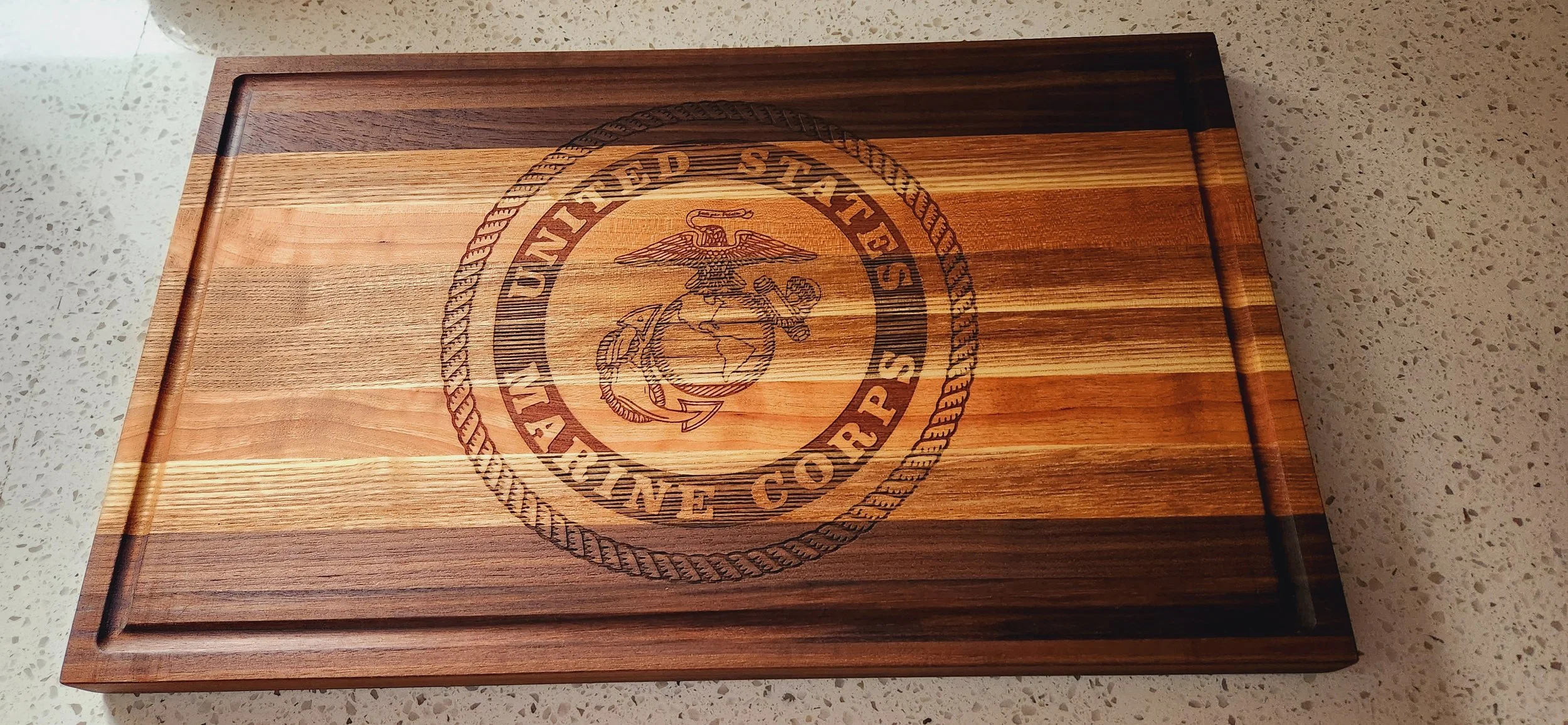 Armed Forces Tribute Cutting Board