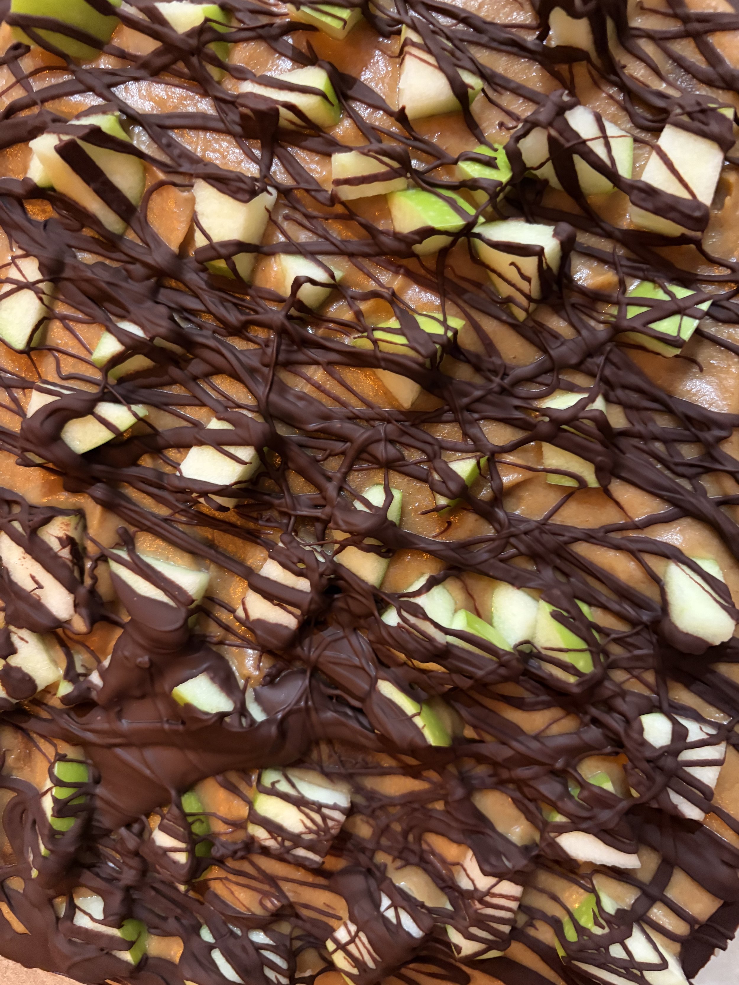 Date Caramel Apple Bark