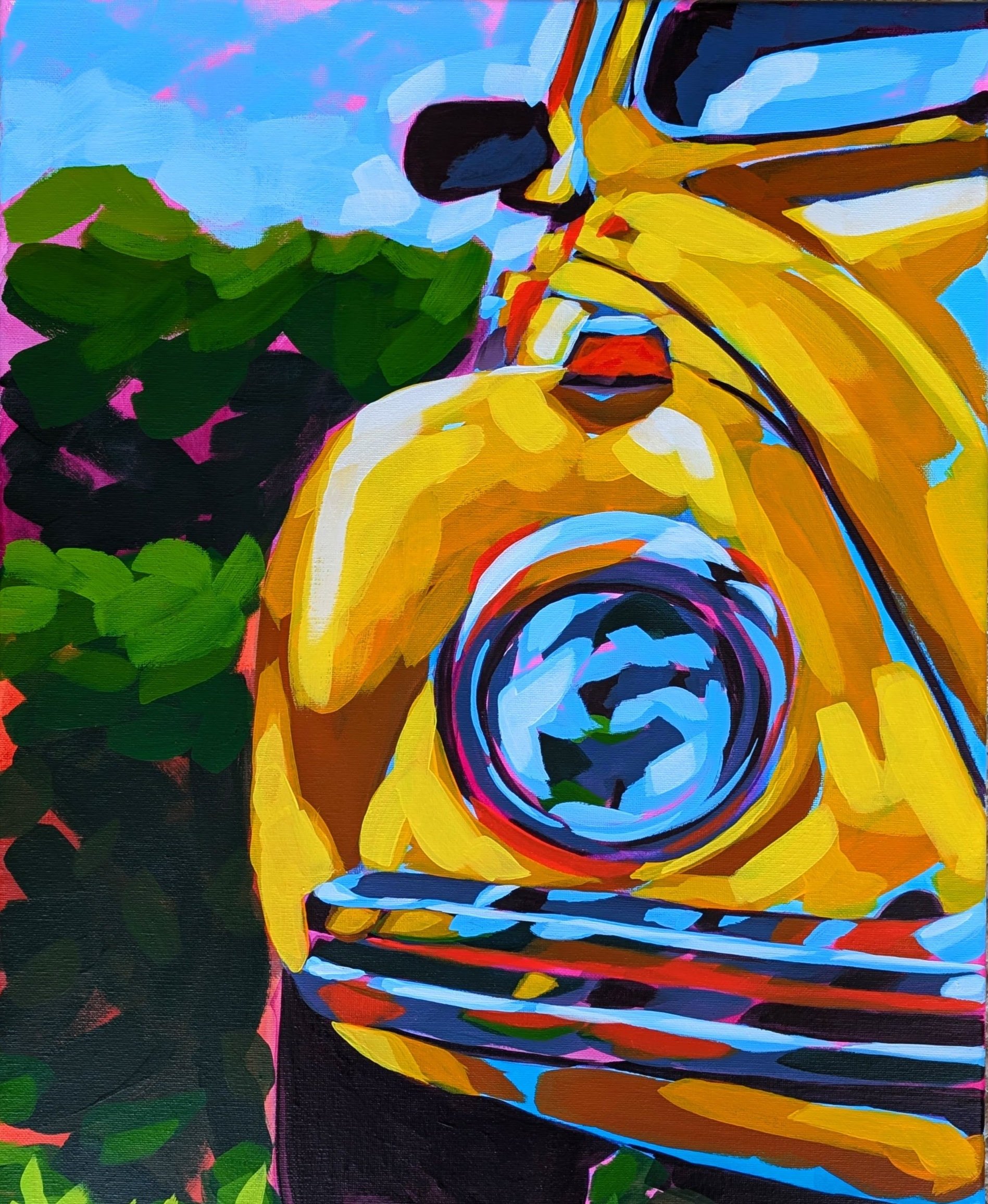 VW Beetle 16x20