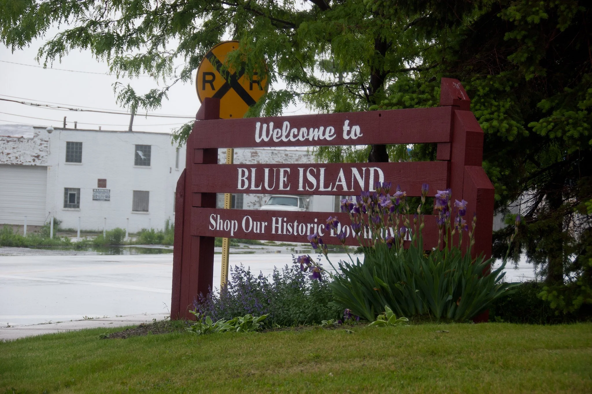 Welcome to Blue Island sign, Blue Island, IL