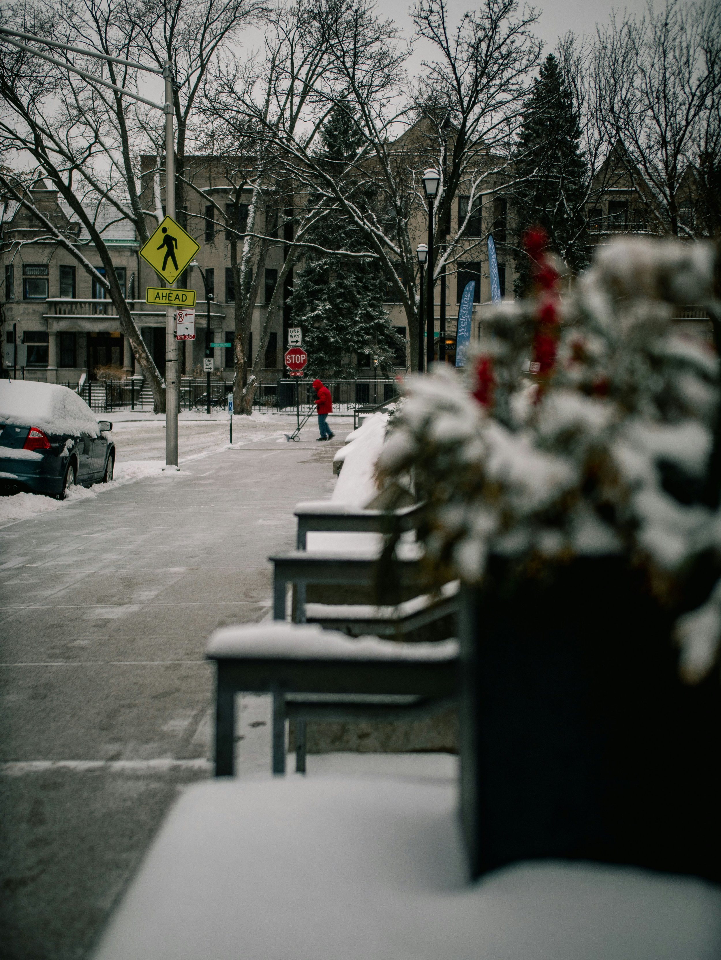 Chicago Neighborhood in Winter - Dorazio Real Estate - Veteran-Owned, VA Loan-Savvy Chicago Real Estate & Investment Brokerage