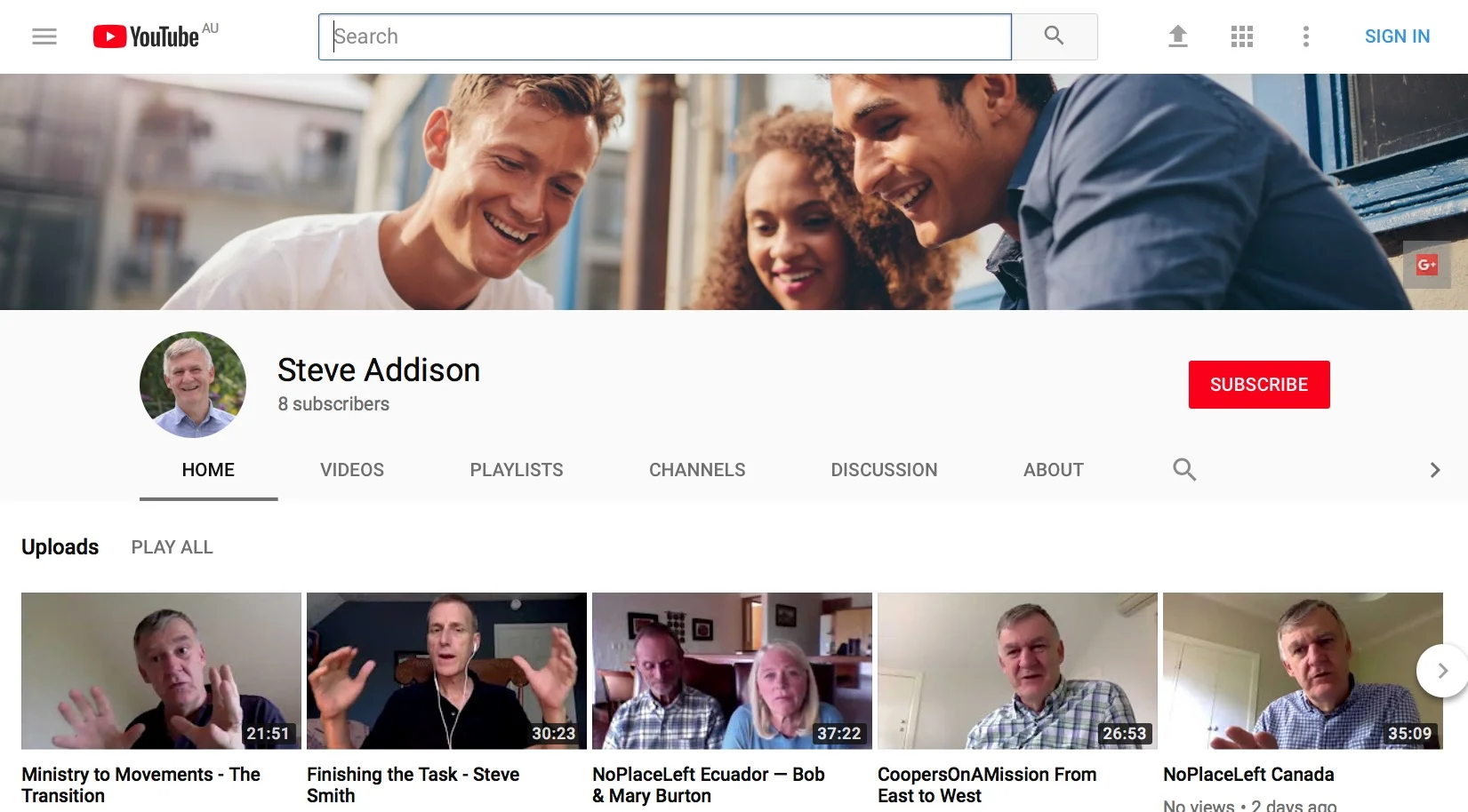 Movements Channel on YouTube