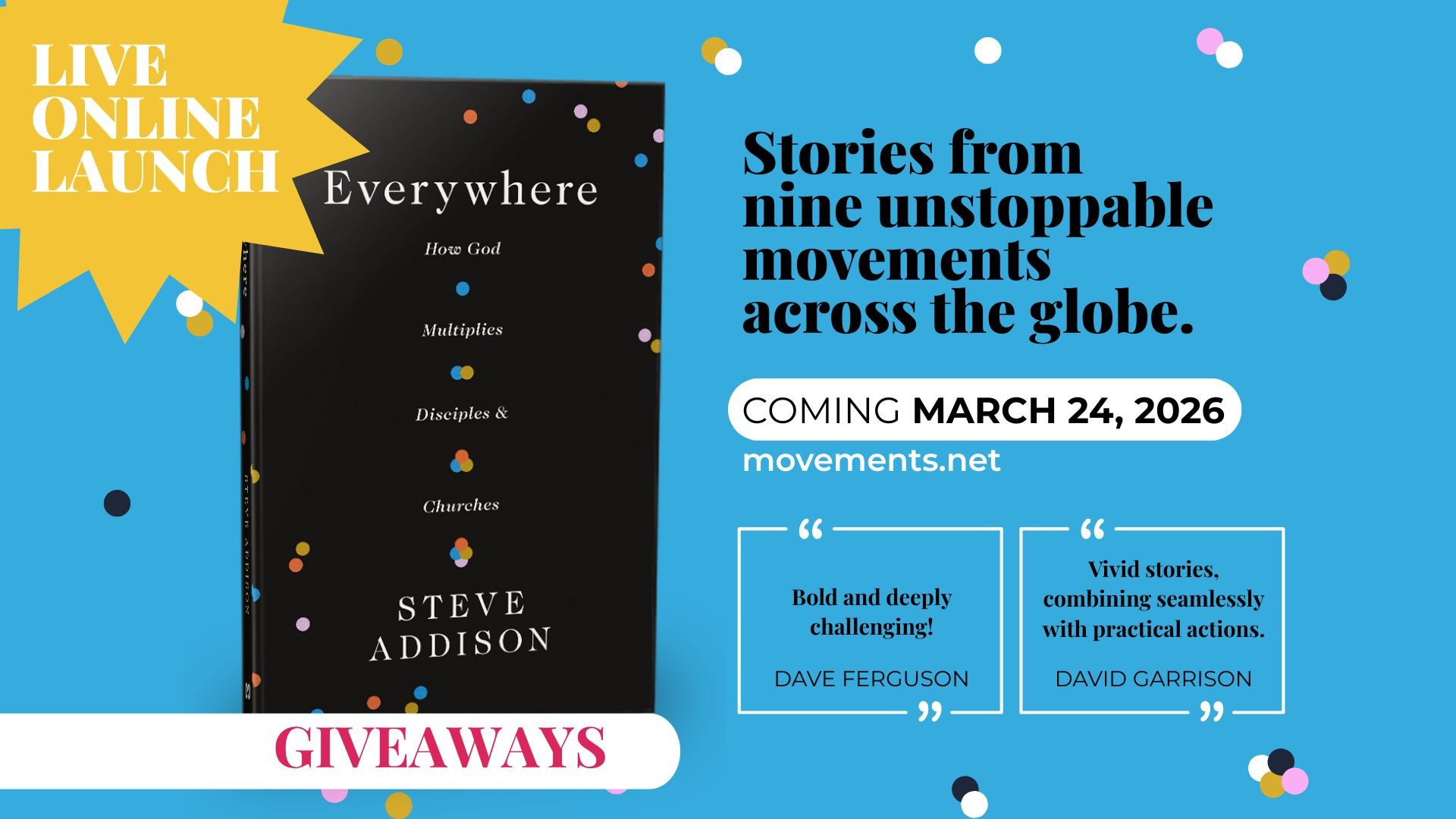 Everywhere Book Launch Event