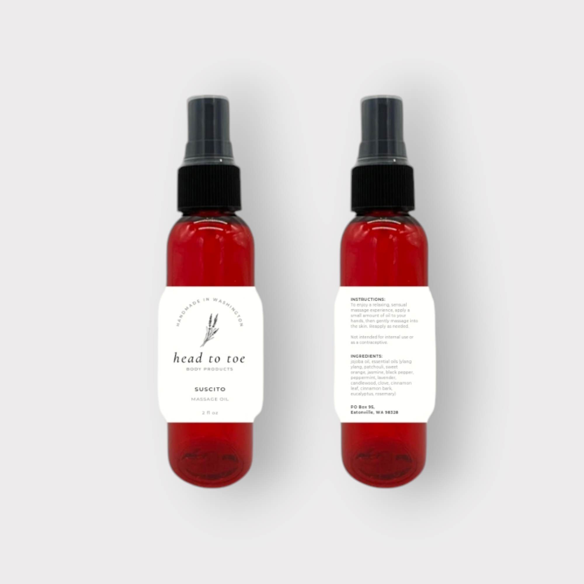 Suscito message oil