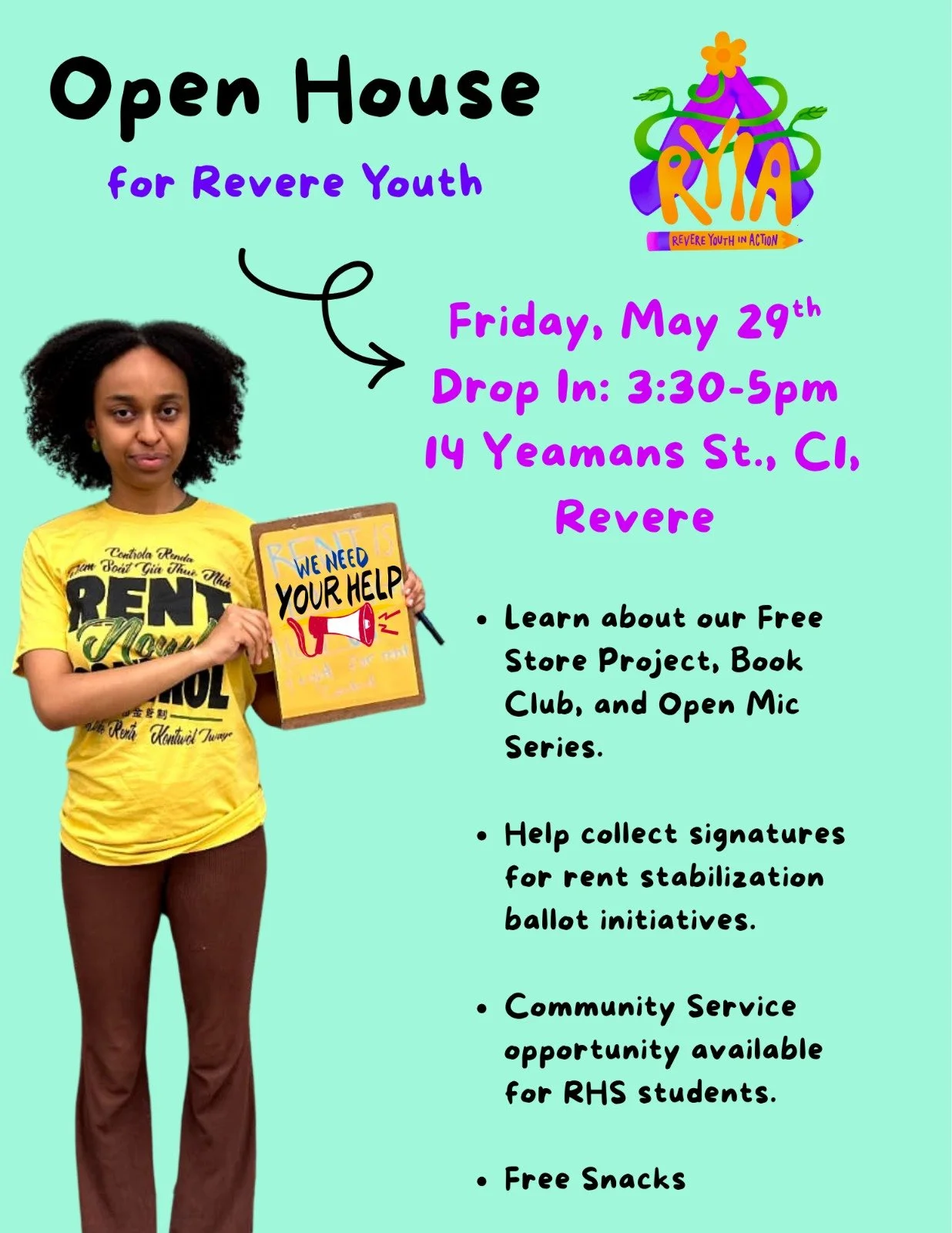 Open House (For Revere Youth)