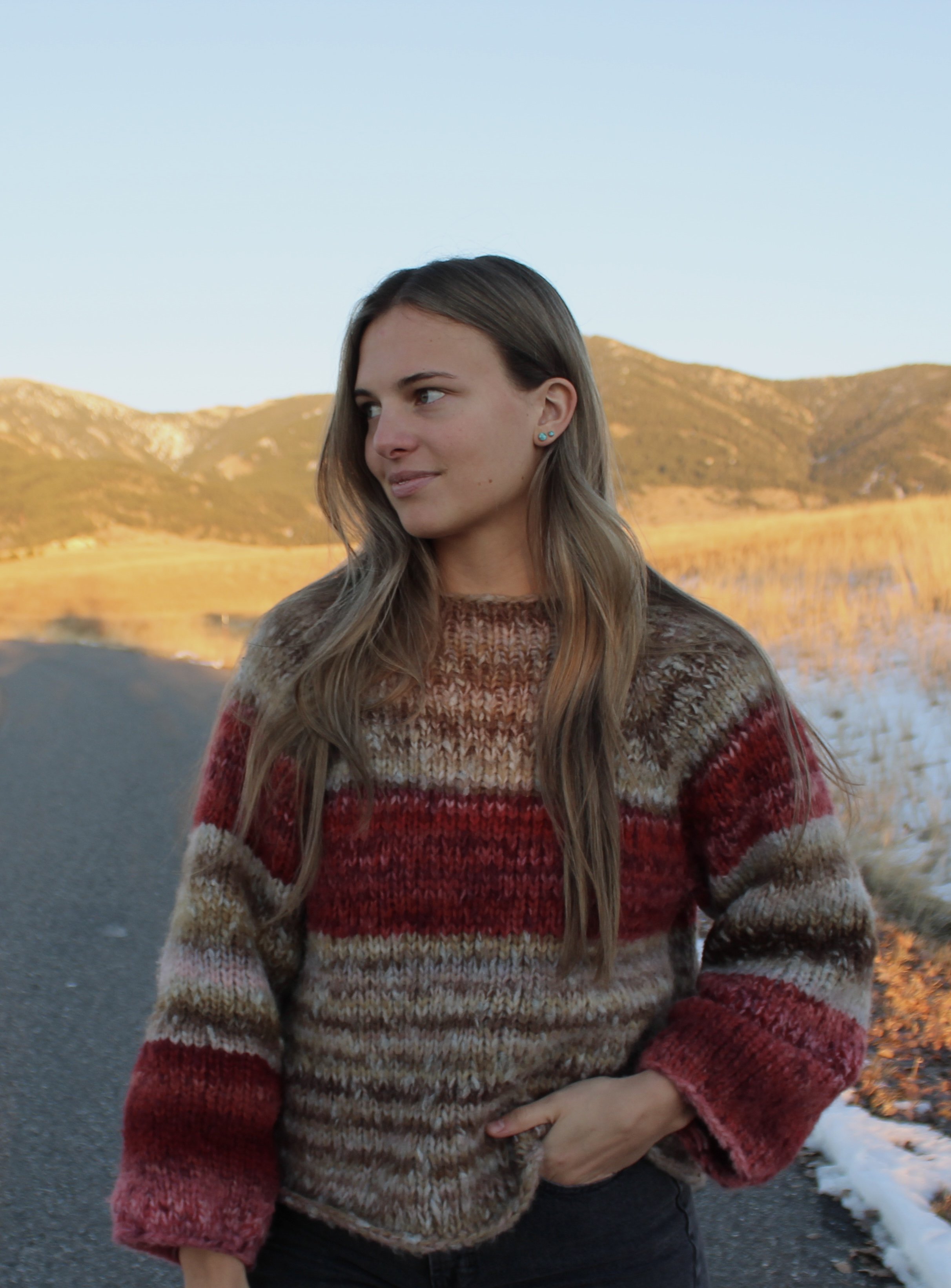 the Glow Raglan Sweater Pattern