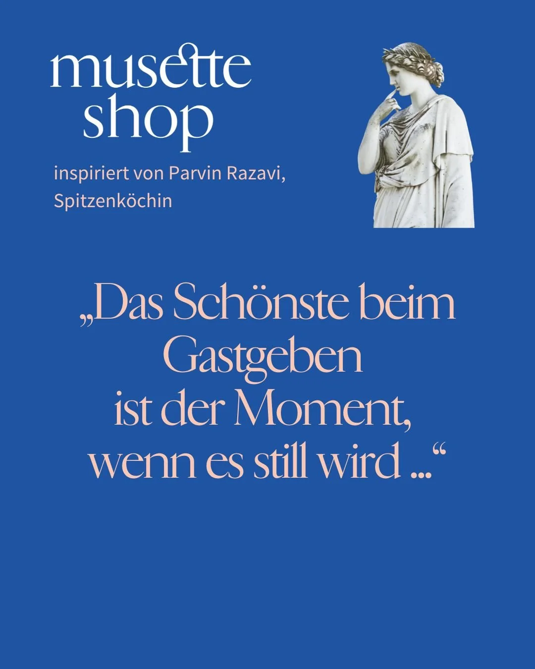 &quot;... Wenn f&uuml;r einen Augenblick nur das Essen z&auml;hlt. Wenn danach wieder Gespr&auml;che entstehen, das Essen den ganzen Tag &uuml;ber pr&auml;sent bleibt, man immer wieder nascht und die letzten Reste mit den letzten G&auml;sten teilt.�W
