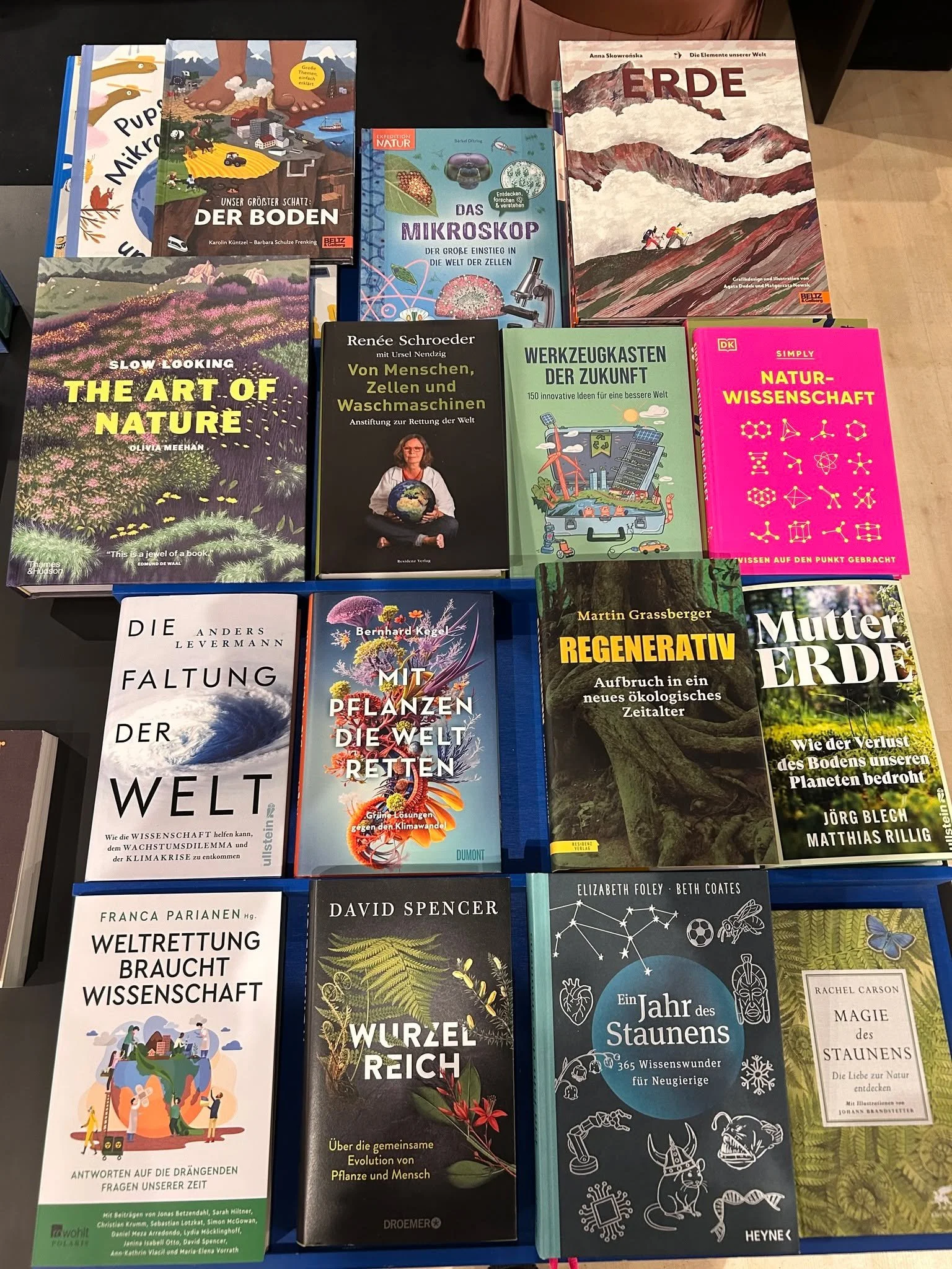 Was w&auml;re, wenn wir ein "magisches Rezept" h&auml;tten, um unsere &ouml;kologischen Probleme zu l&ouml;sen? Was w&auml;re, wenn das Unsichtbare sichtbar w&auml;re? In diesen B&uuml;chern finden Sie sicher ein paar erste Antworten. Theme