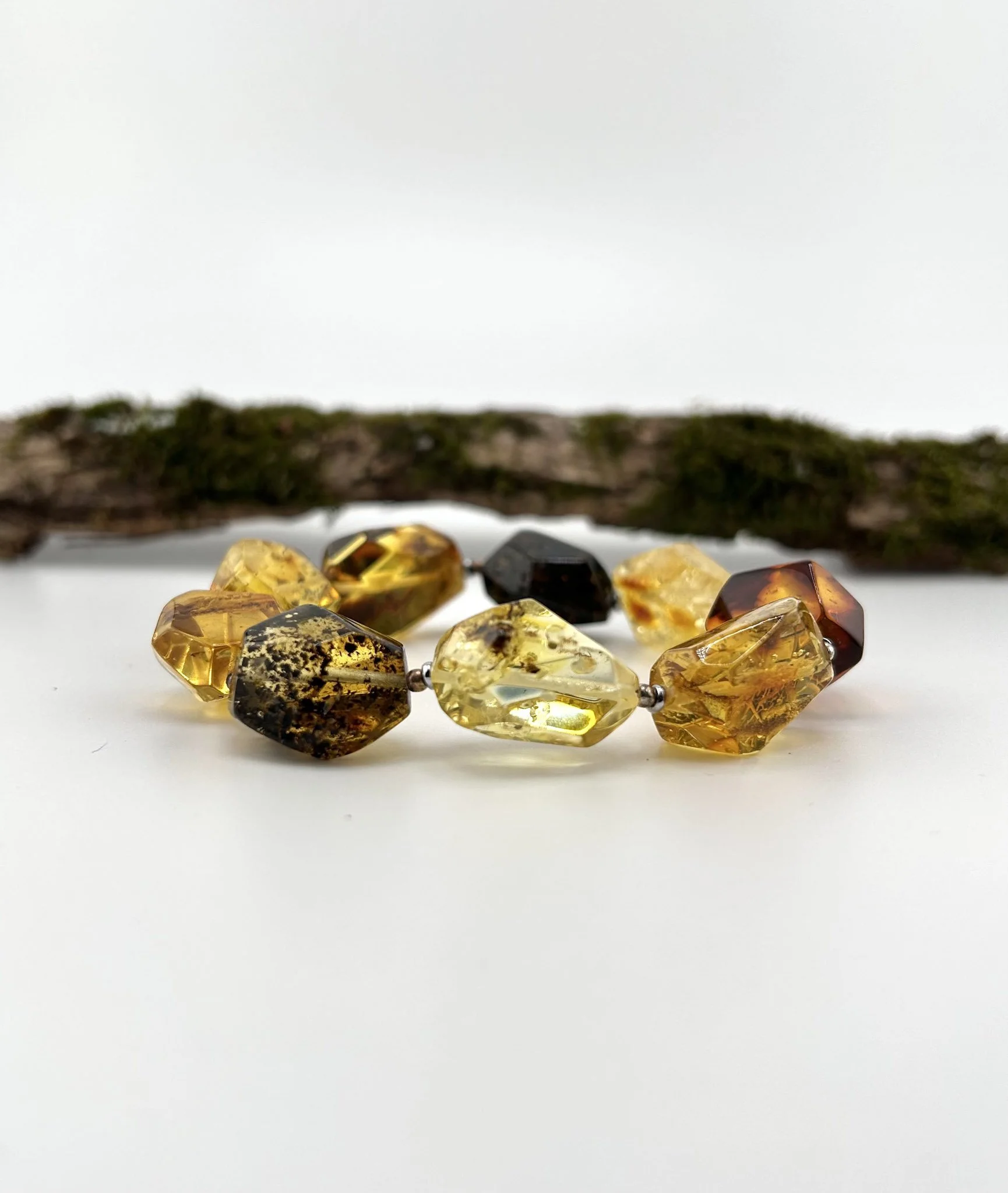 Light | Faceted Baltic Amber Bracelet