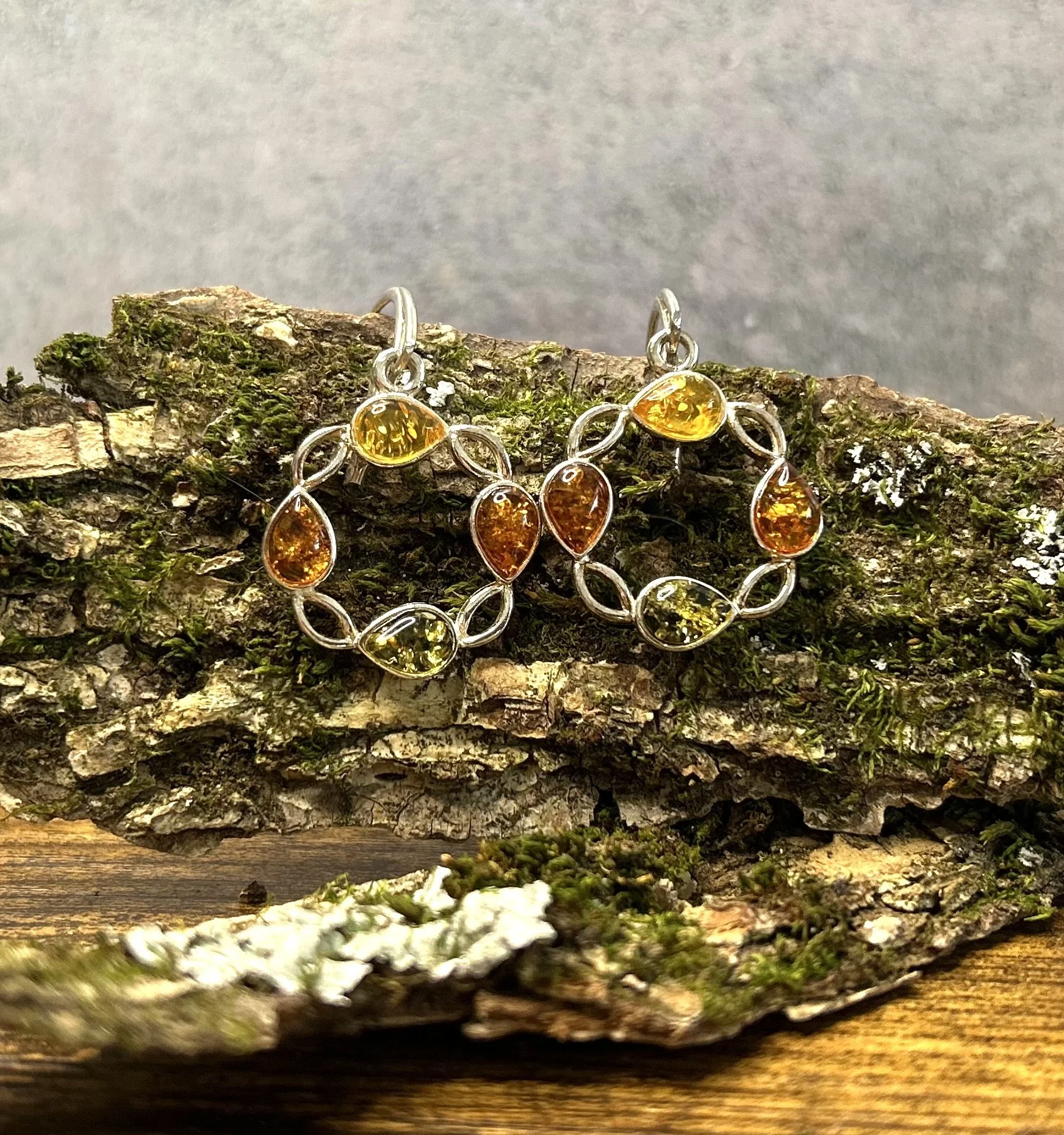 Baltic amber earrings