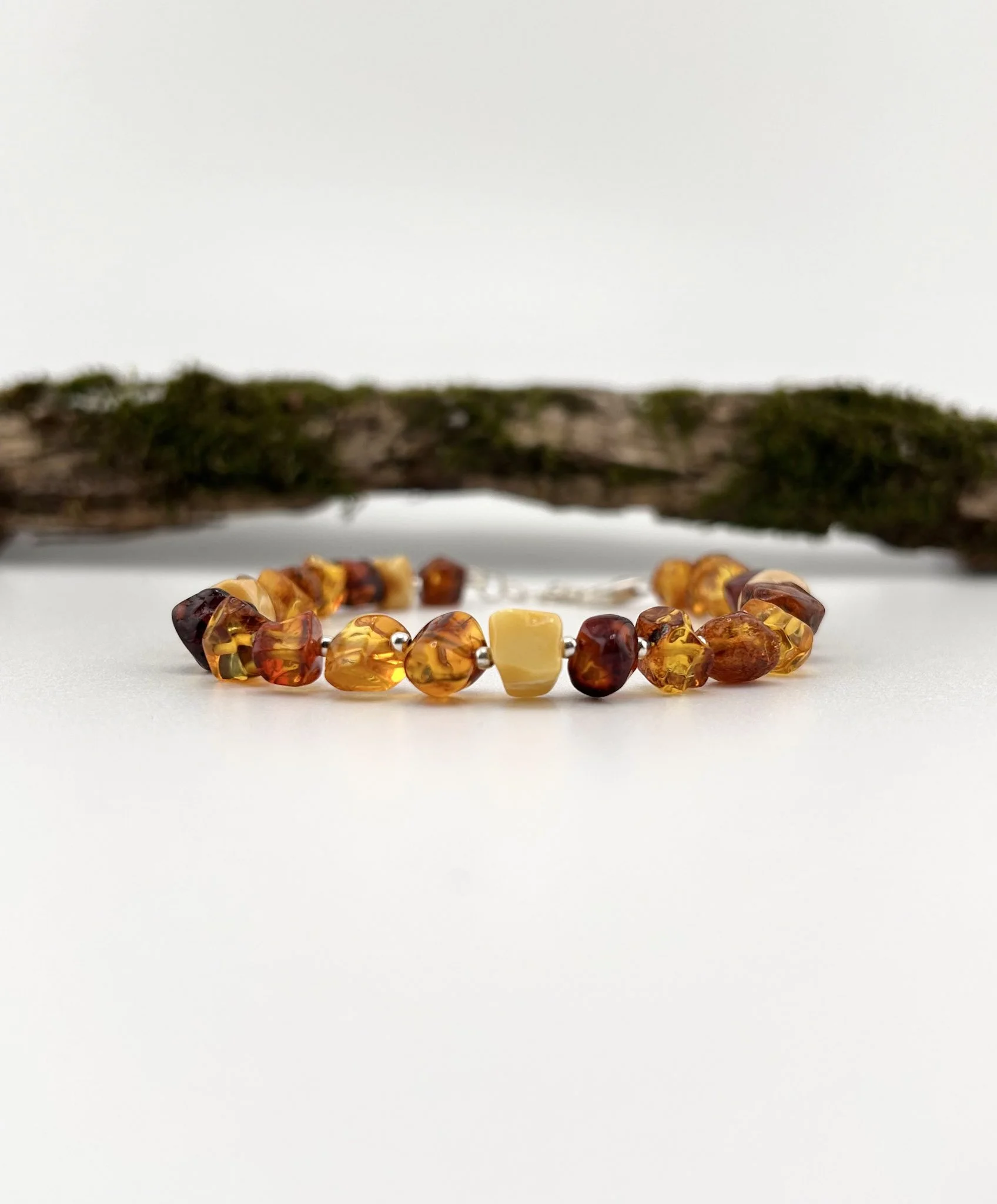 Autumn Glow | Mix Color Baltic Amber Bracelet