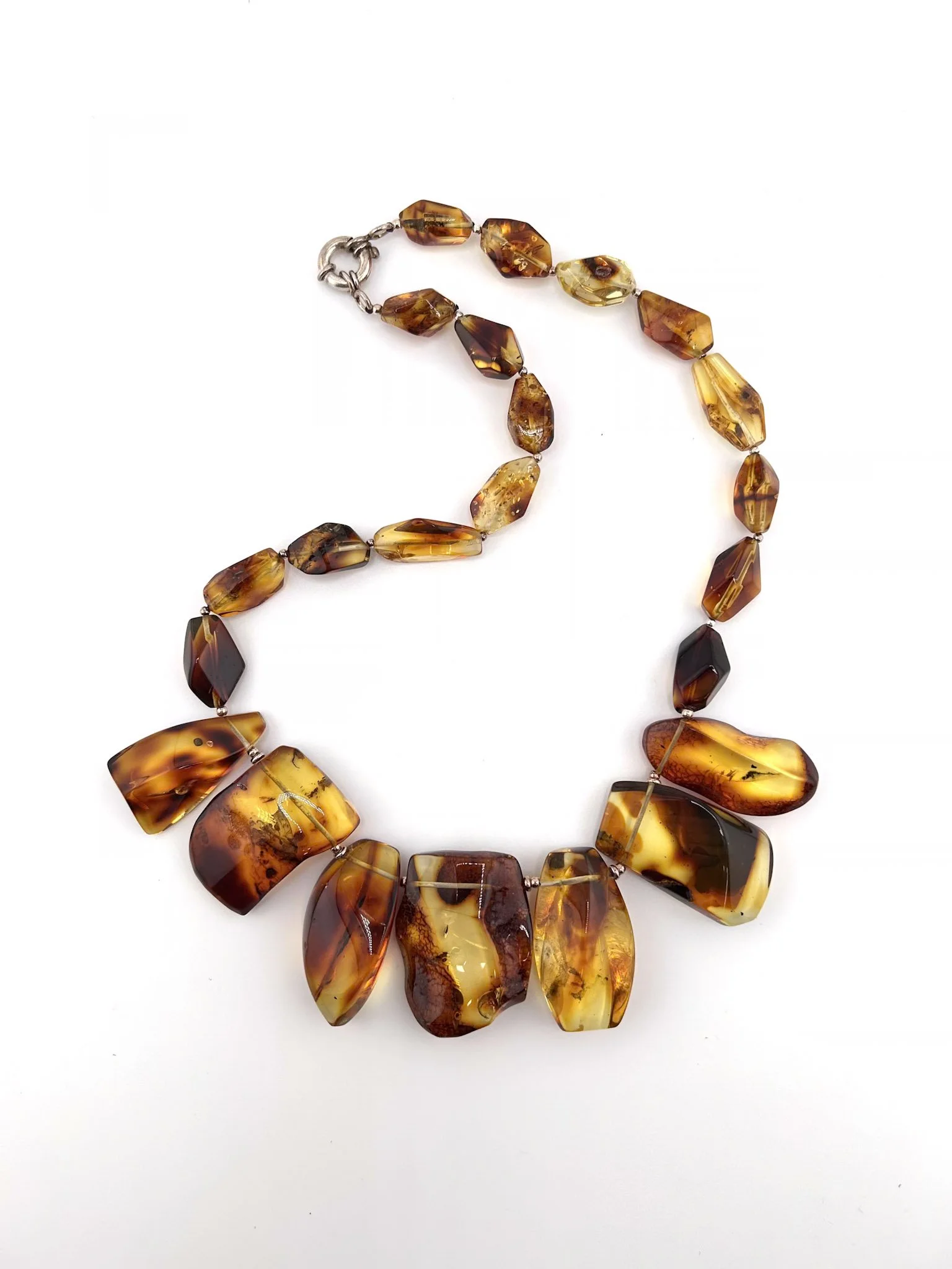 Aurora – Mosaic | Seven Piece Genuine Baltic Amber Kolia Necklace