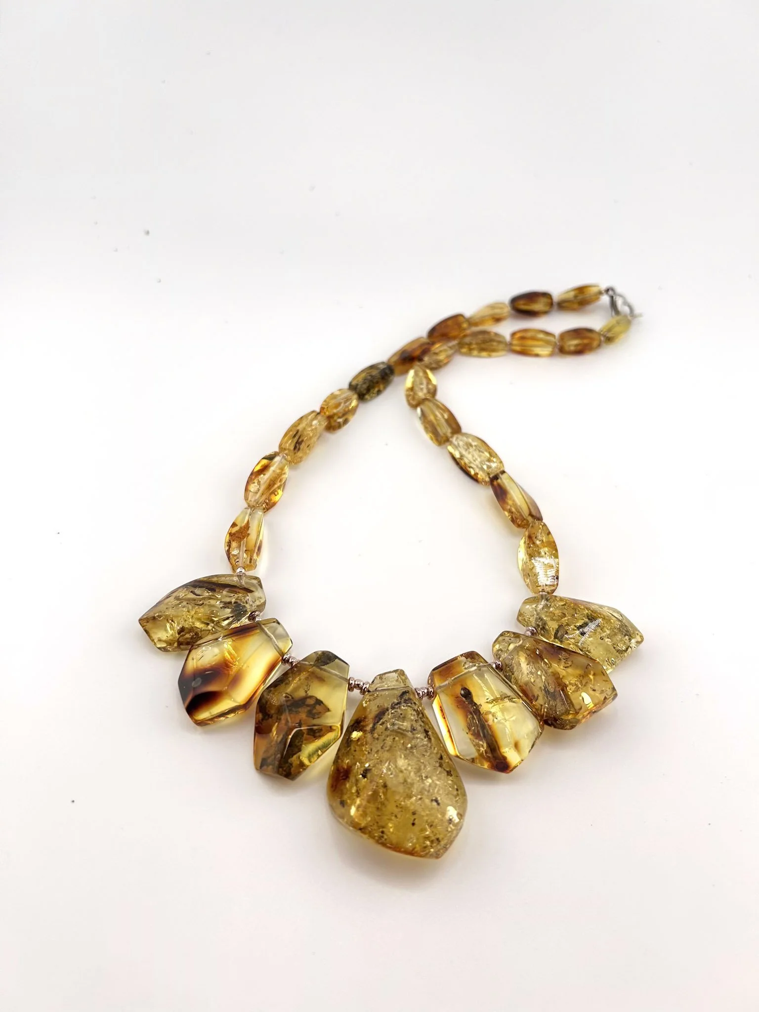 Aurora – Dawn | Seven Piece Genuine Baltic Amber Kolia Necklace