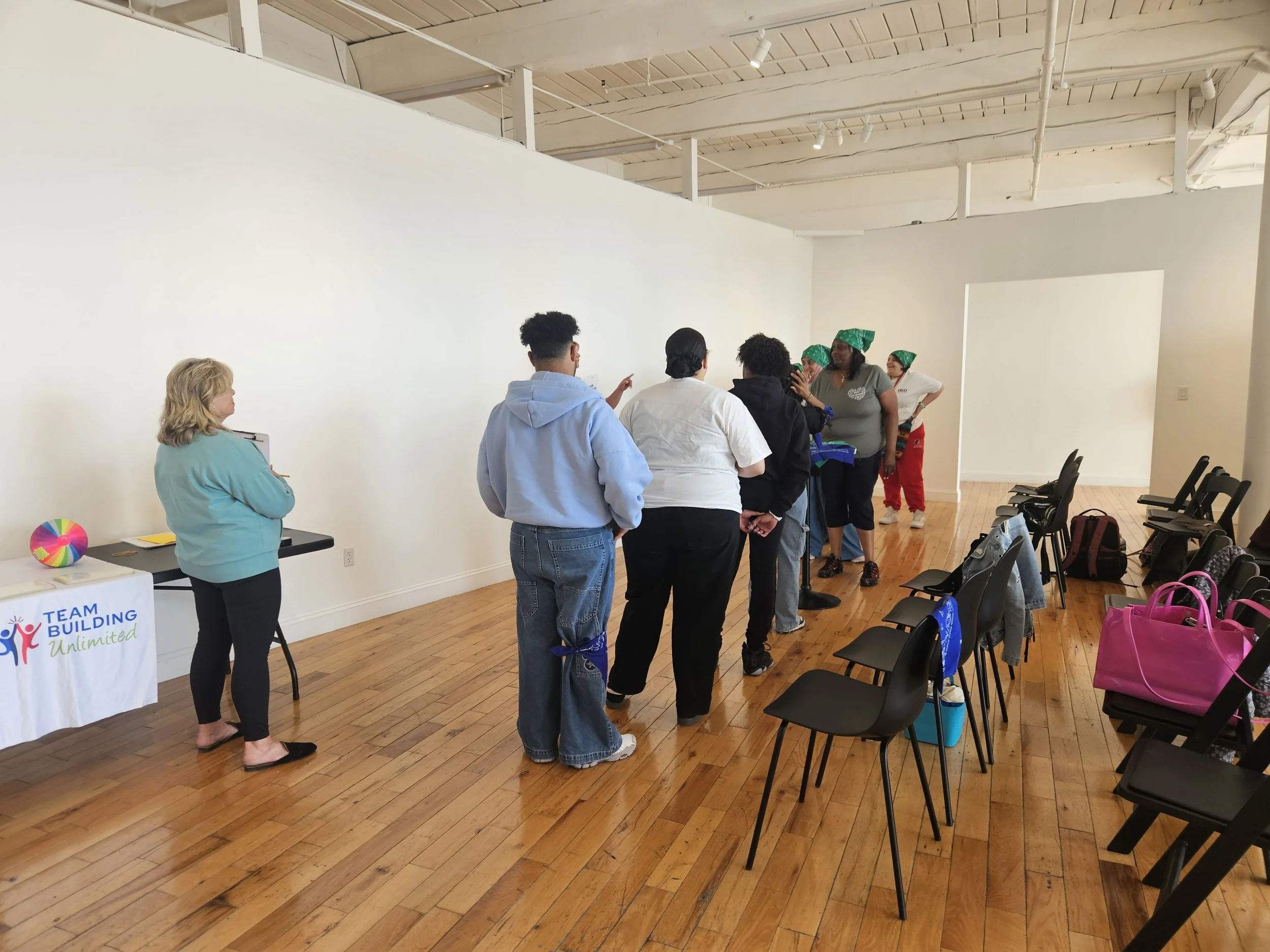 team building event being hosted at The Fold in Paterson