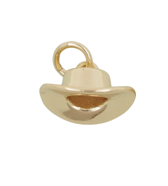 Mini Gold Cowgirl Hat